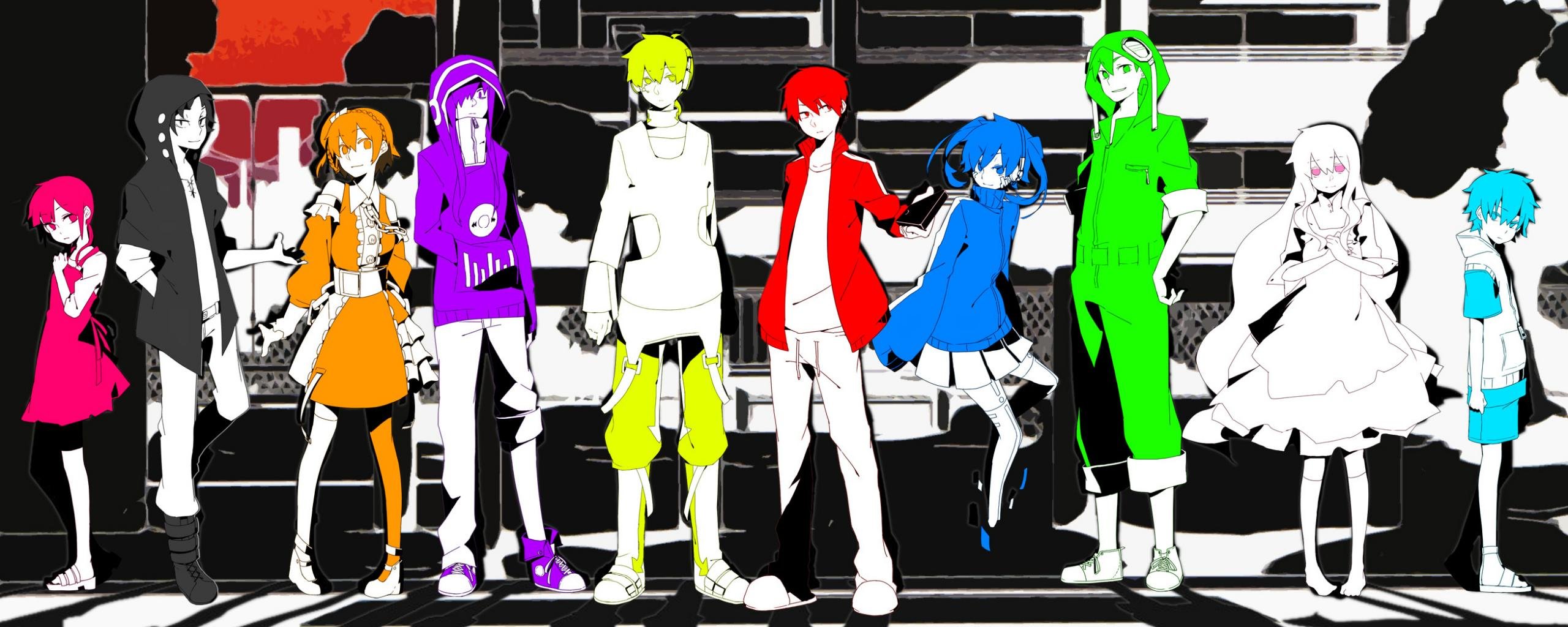 Download dual monitor 2569x1024 Kagerou Project desktop background ID:134323 for free