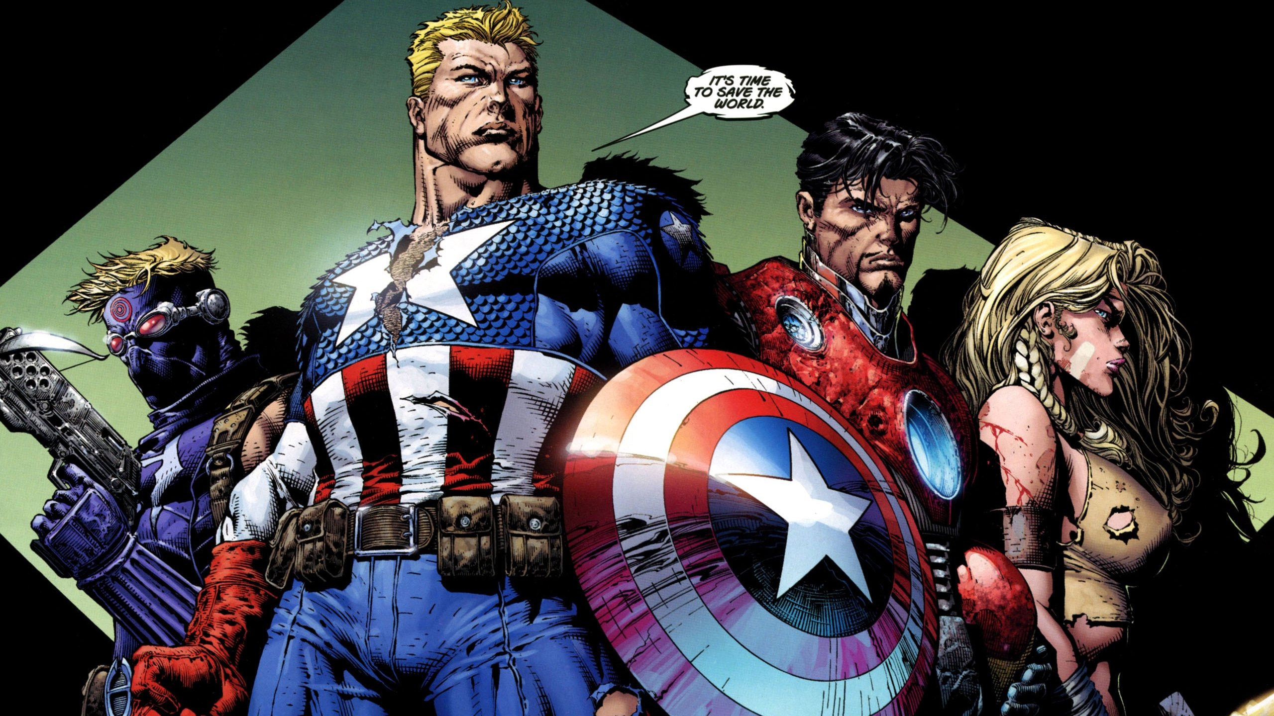 High resolution Captain America (Marvel comics) hd 2560x1440 wallpaper ID:292784 for PC
