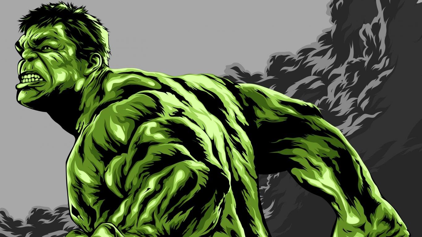 High resolution Hulk 1366x768 laptop background ID:451555 for computer
