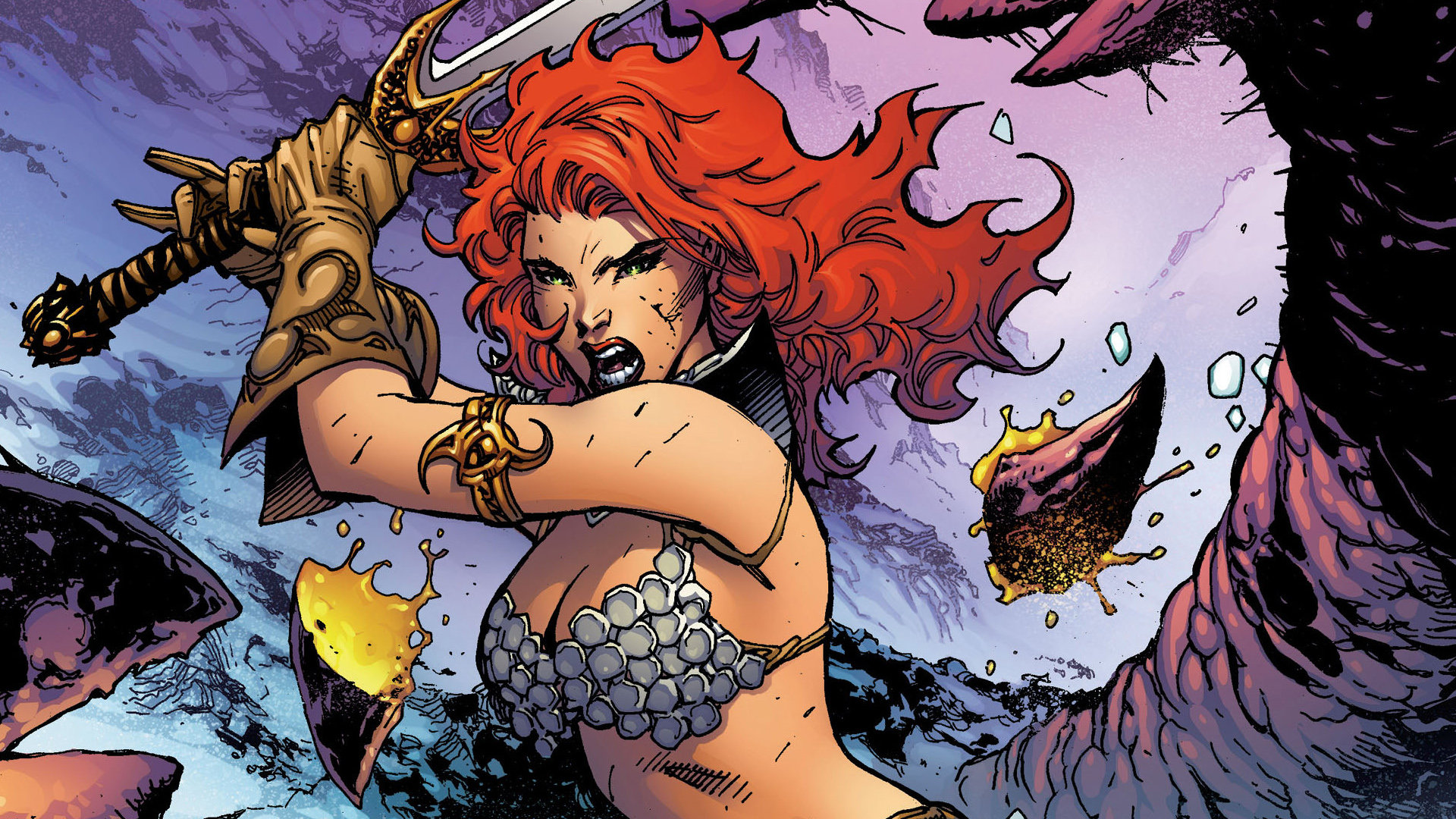 Best Red Sonja background ID:449739 for High Resolution full hd PC