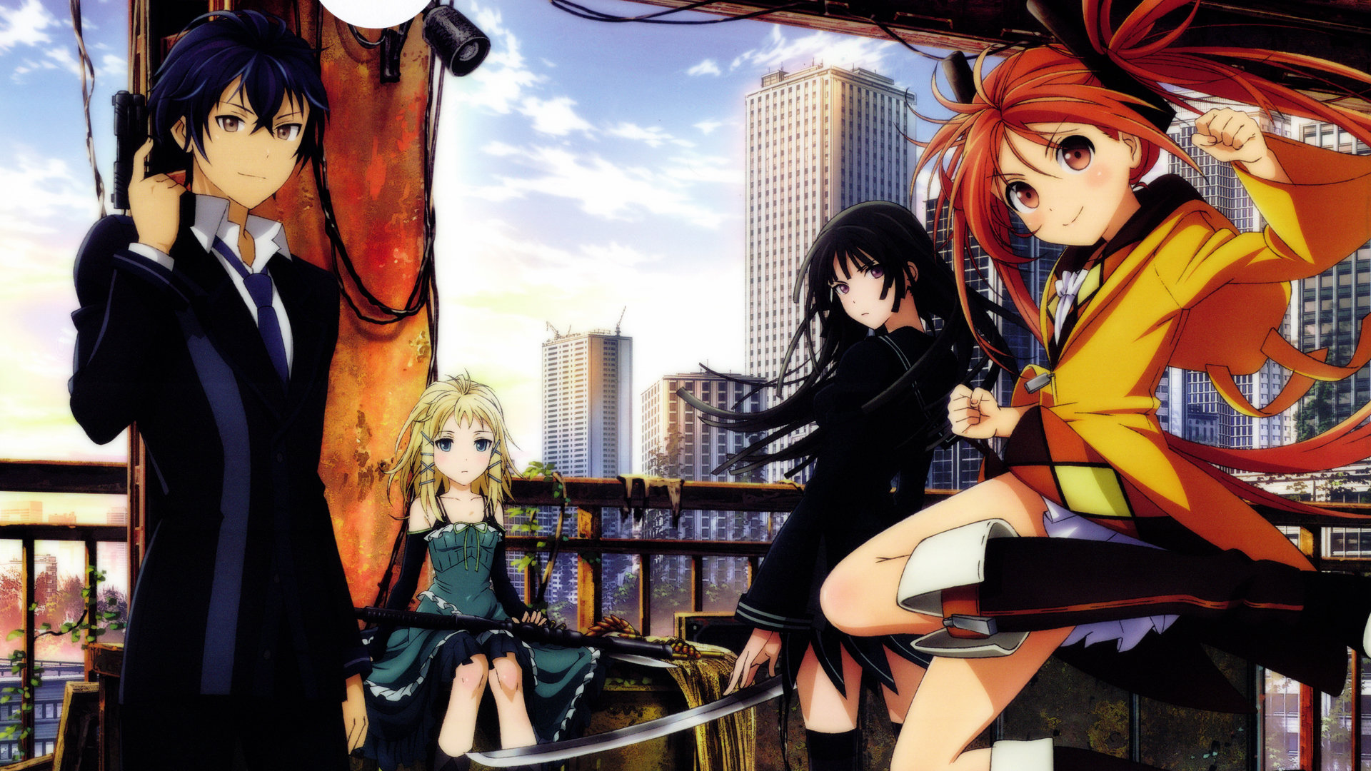 Awesome Black Bullet free wallpaper ID:342391 for hd 1080p computer