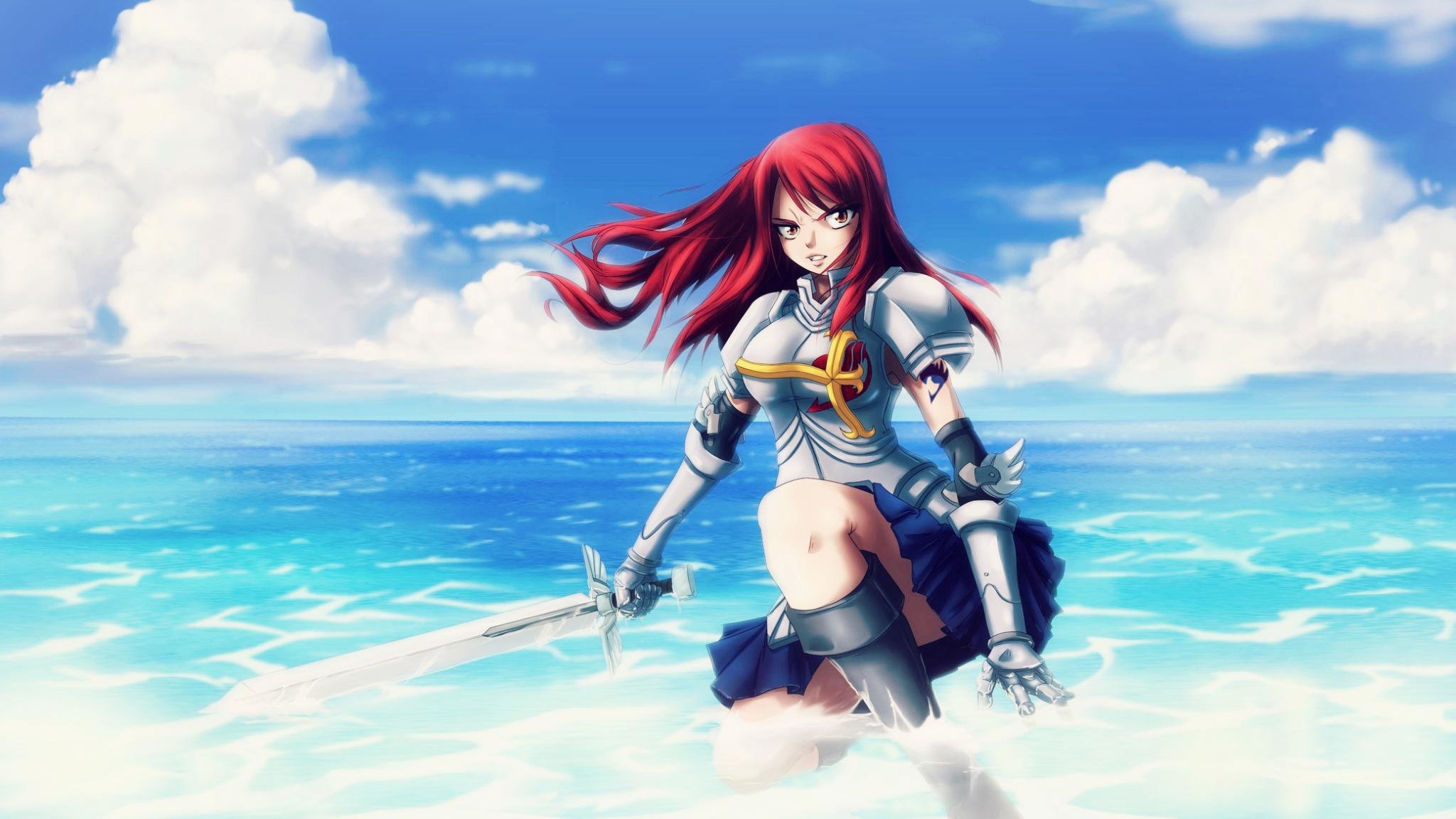Awesome Erza Scarlet free background ID:40913 for hd 2048x1152 PC