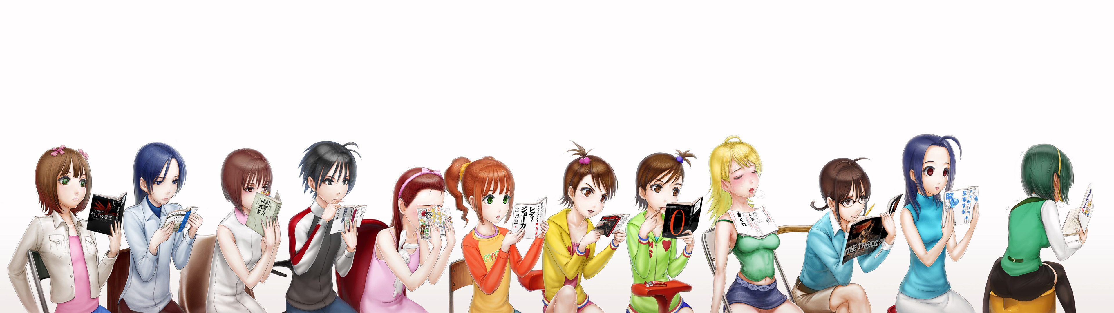 Download dual monitor 3840x1080 IDOLM@STER PC background ID:82712 for free