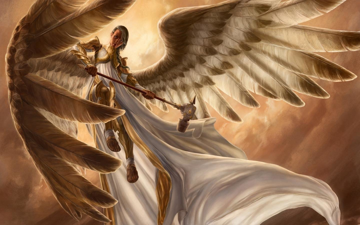 Free Angel Warrior high quality background ID:352381 for hd 1440x900 computer