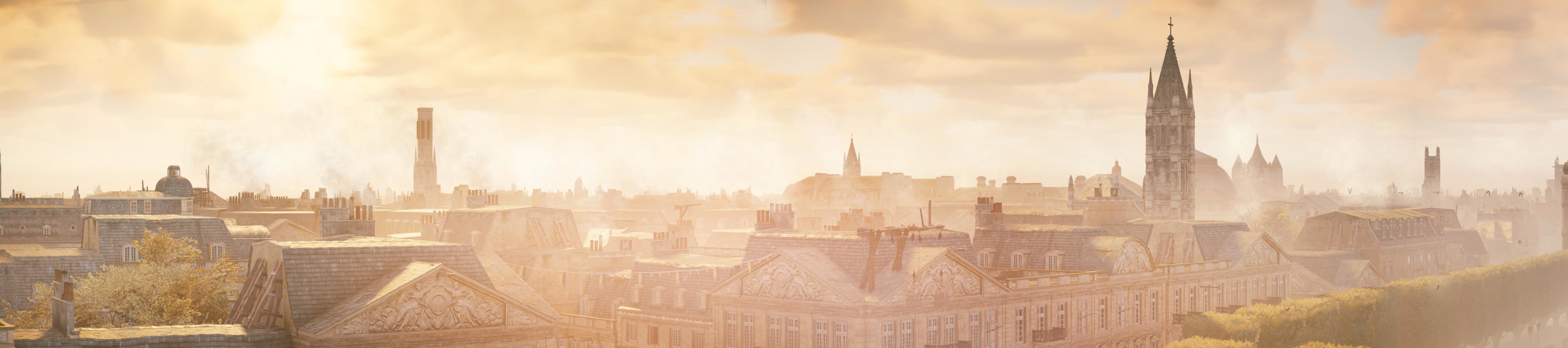 Awesome Assassin's Creed: Unity free wallpaper ID:229454 for triple screen 5760x1280 computer