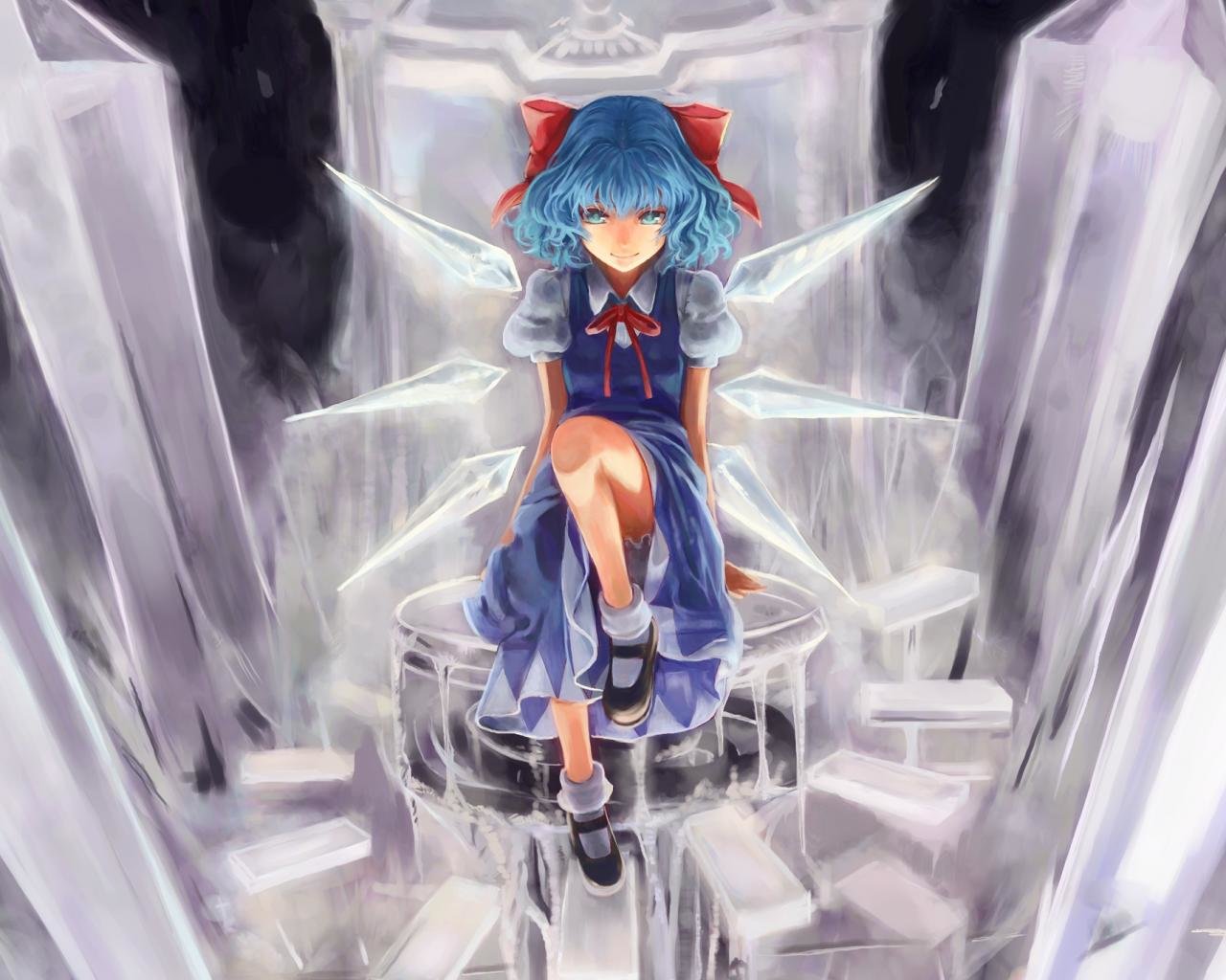 Awesome Cirno (Touhou) free wallpaper ID:225307 for hd 1280x1024 PC