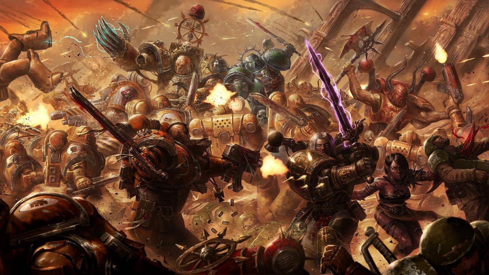 Download hd 1600x900 Warhammer 40k computer wallpaper ID:272267 for free