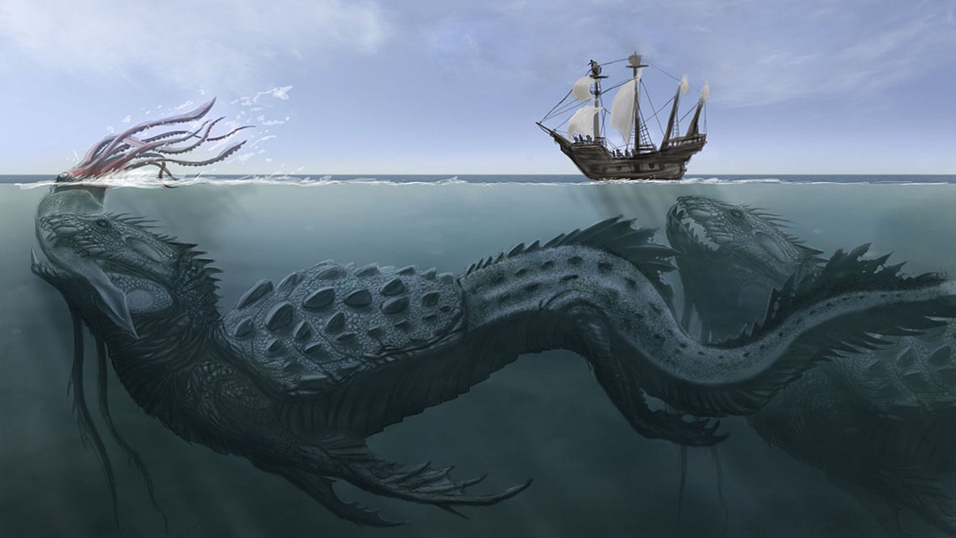 Free download Sea Monster background ID:373710 full hd 1920x1080 for desktop
