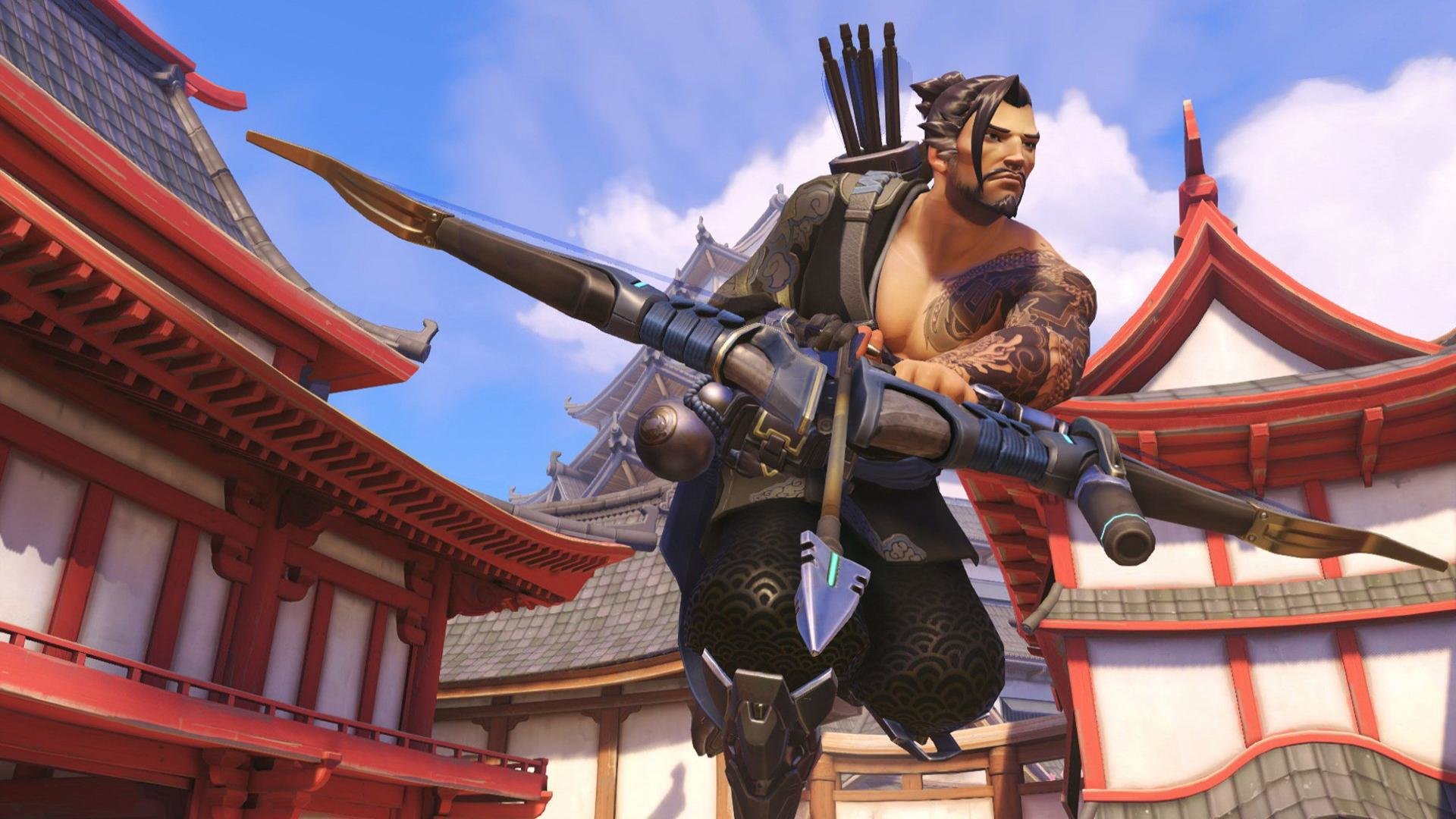 Free download Hanzo (Overwatch) wallpaper ID:170139 hd 1080p for PC