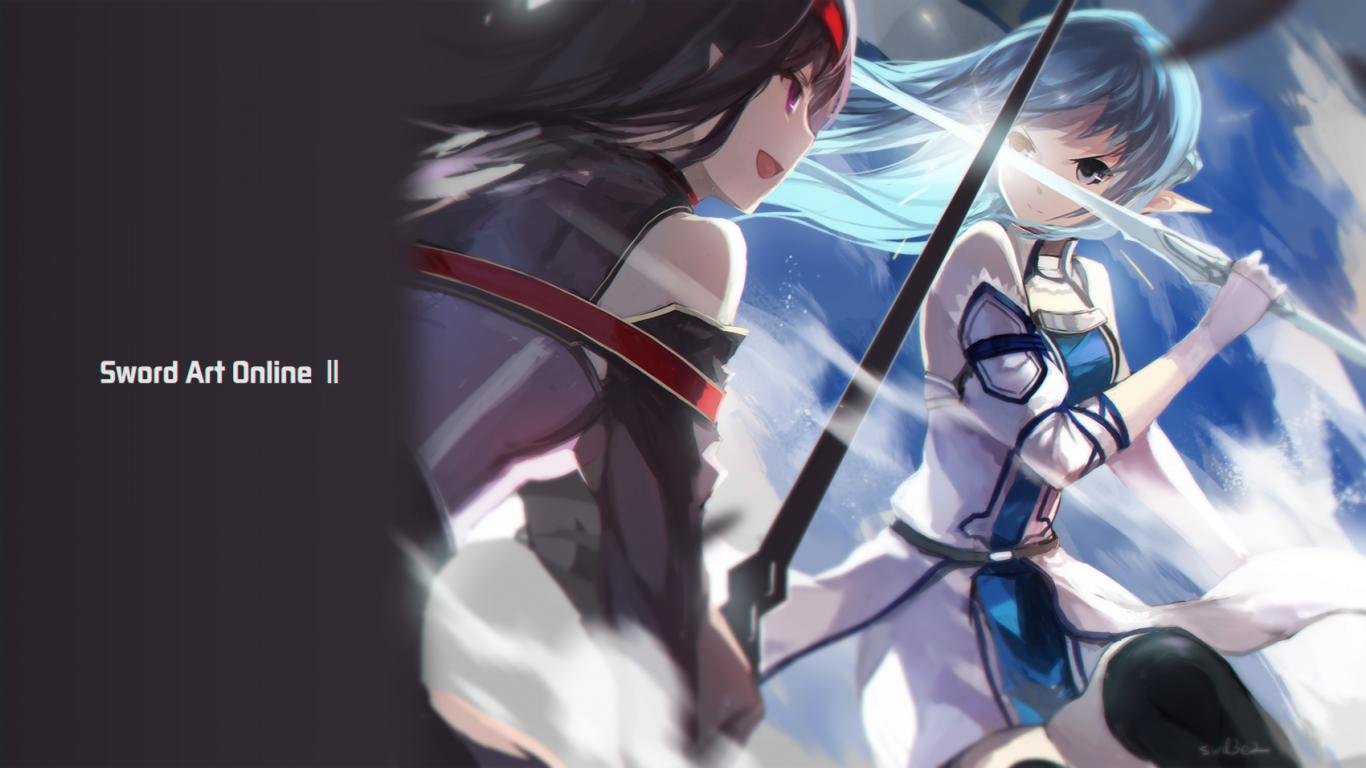 Free Sword Art Online 2 (II) high quality background ID:112480 for hd 1366x768 computer