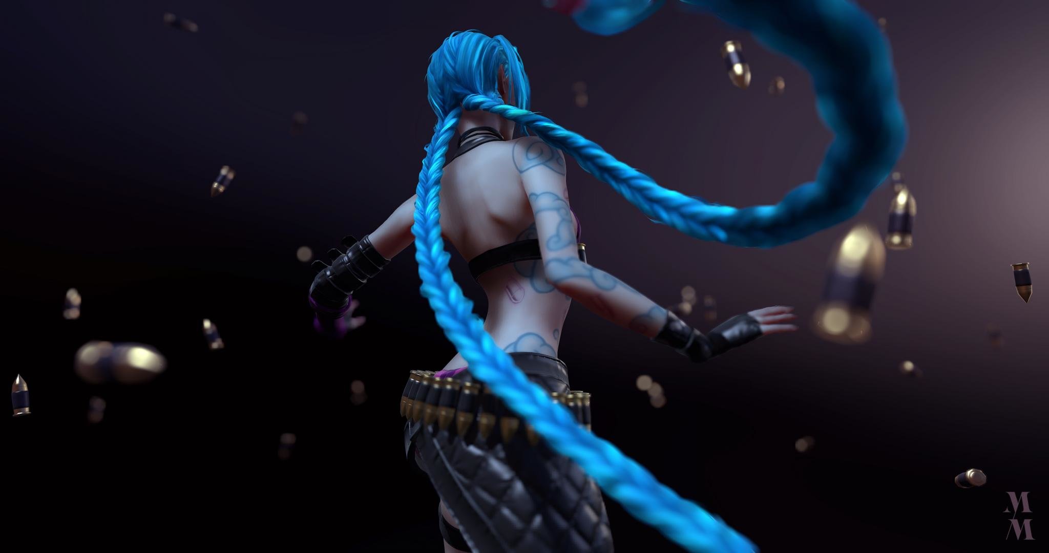High resolution Jinx (League Of Legends) hd 2048x1080 background ID:170904 for PC