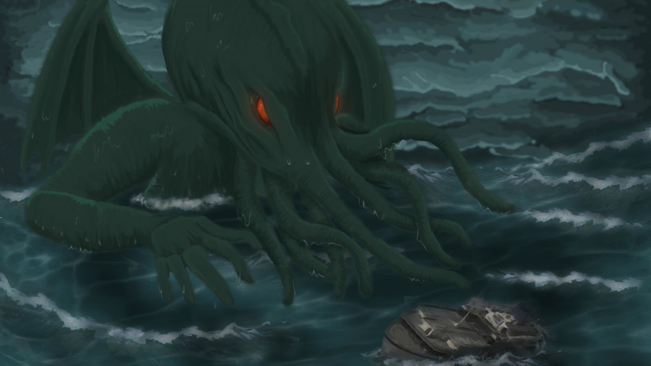 High resolution Cthulhu hd 2560x1440 wallpaper ID:350987 for PC