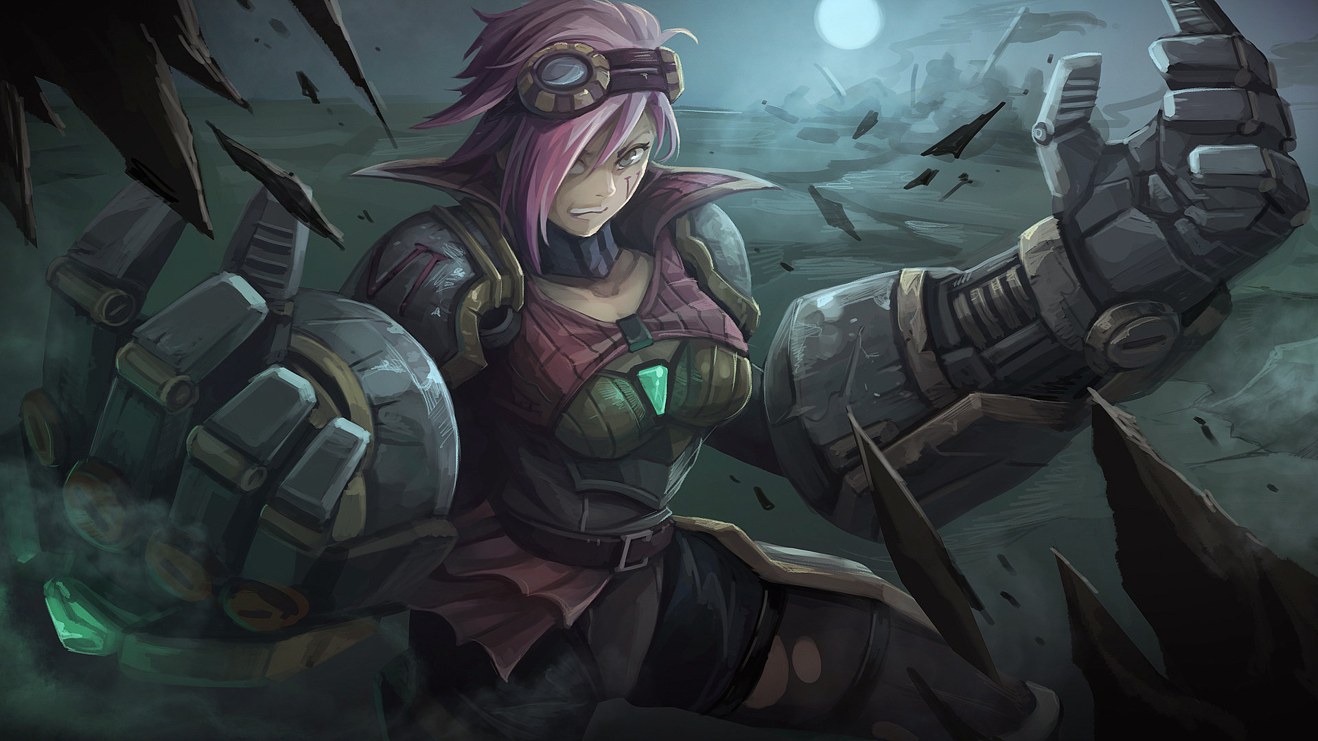 Download full hd VI (League Of Legends) computer background ID:173141 for free