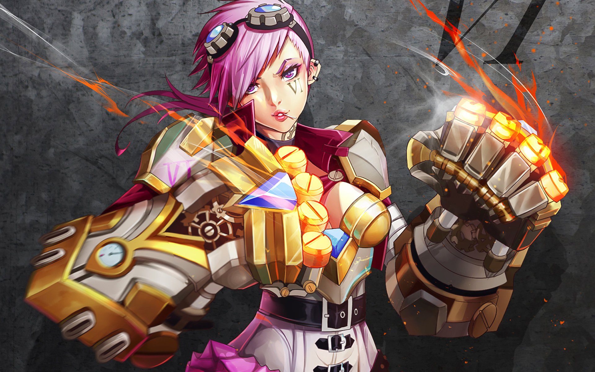 Best VI (League Of Legends) background ID:173146 for High Resolution hd 1920x1200 PC
