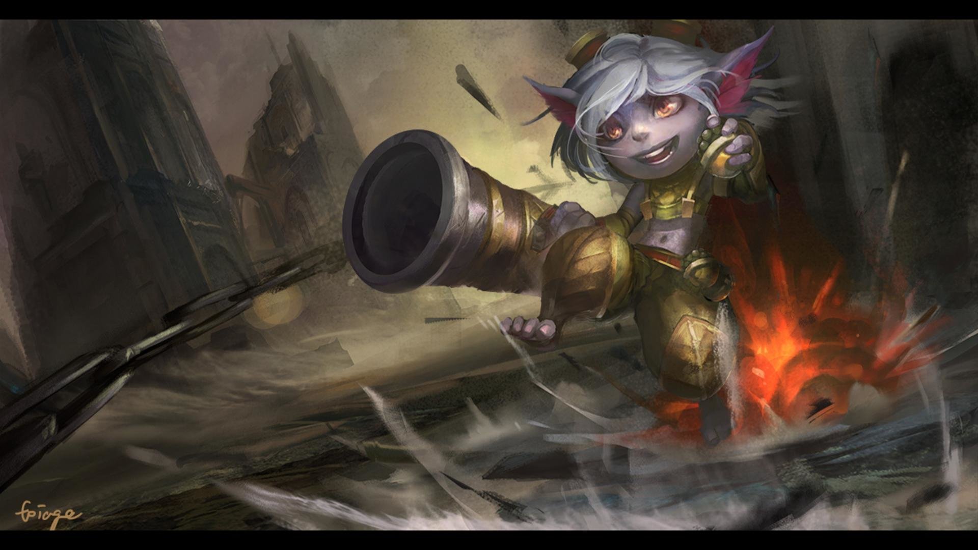 Download full hd 1080p Tristana (League Of Legends) PC wallpaper ID:173125 for free