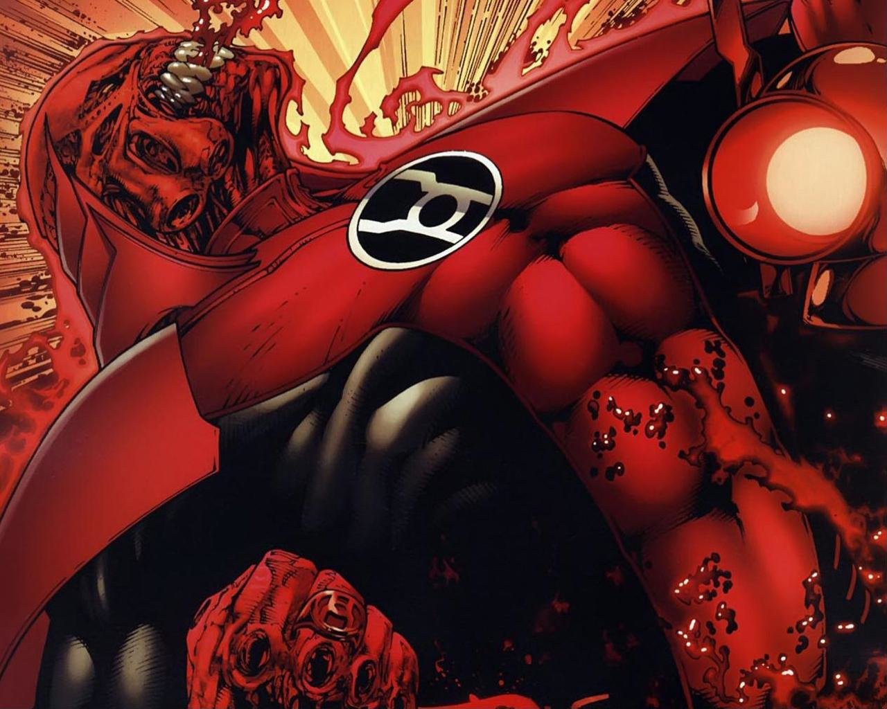 High resolution Red Lantern Corps hd 1280x1024 wallpaper ID:25960 for computer
