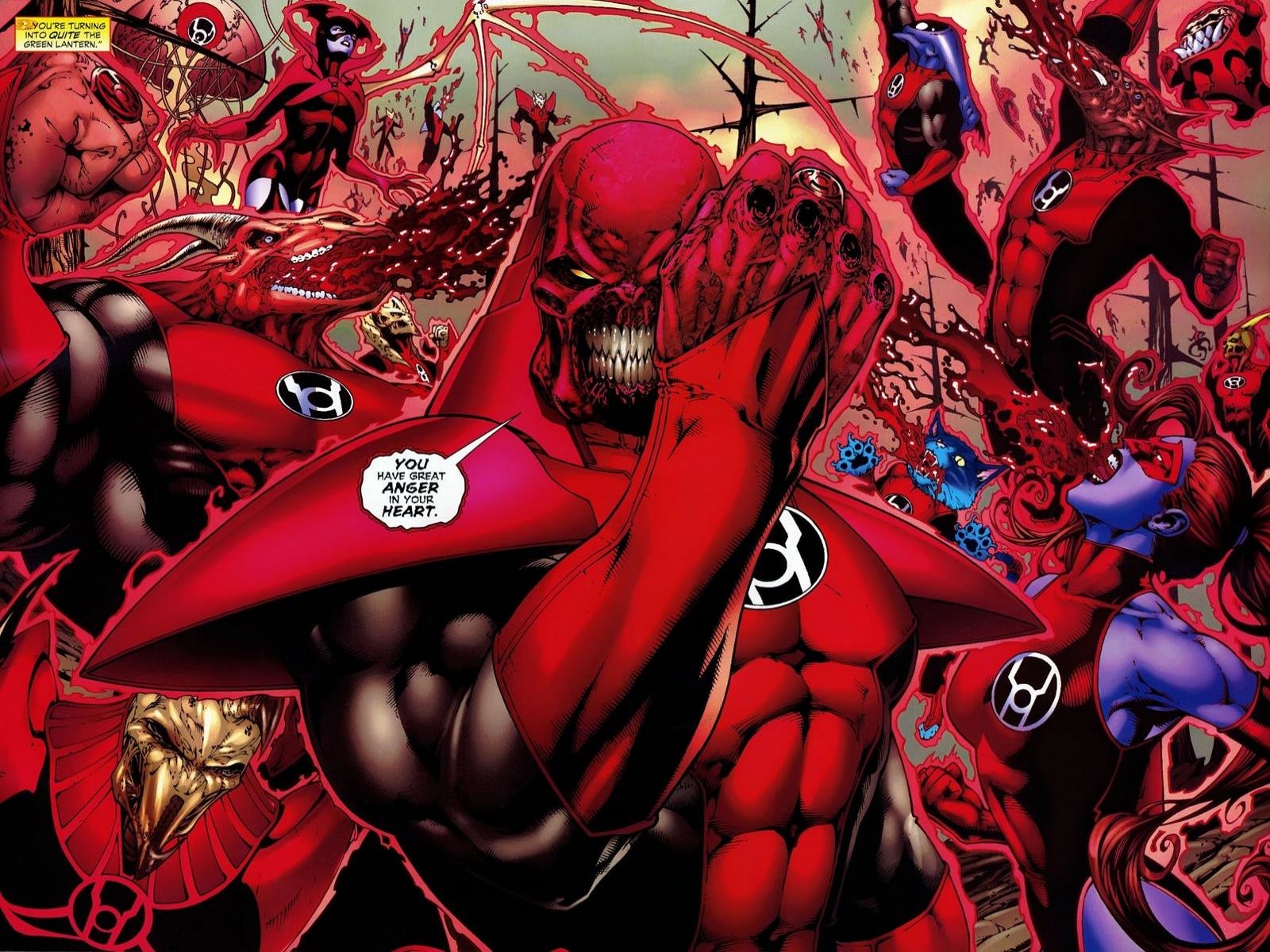 High resolution Red Lantern Corps hd 1600x1200 wallpaper ID:25957 for computer