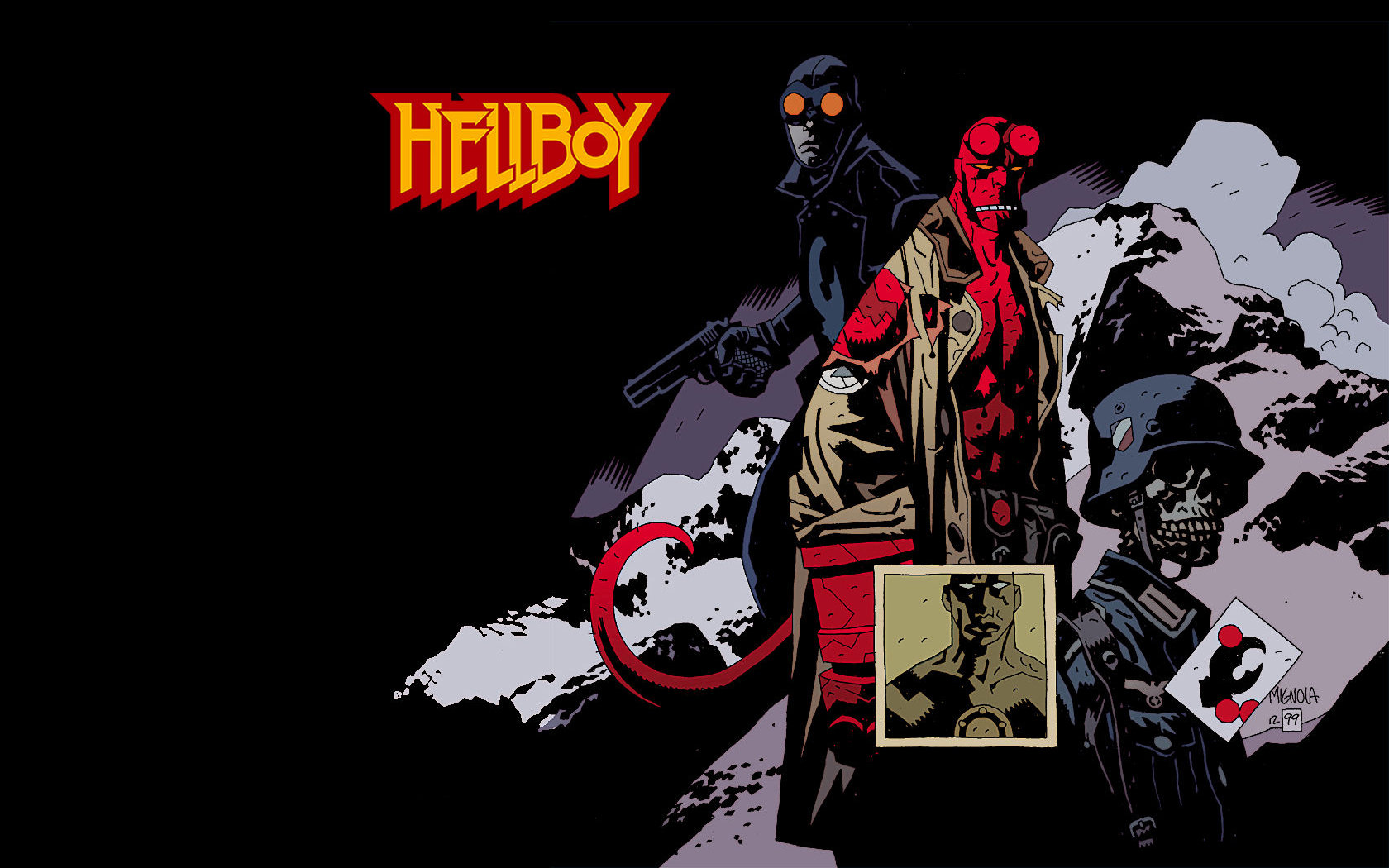 Download hd 1680x1050 Hellboy computer wallpaper ID:397705 for free