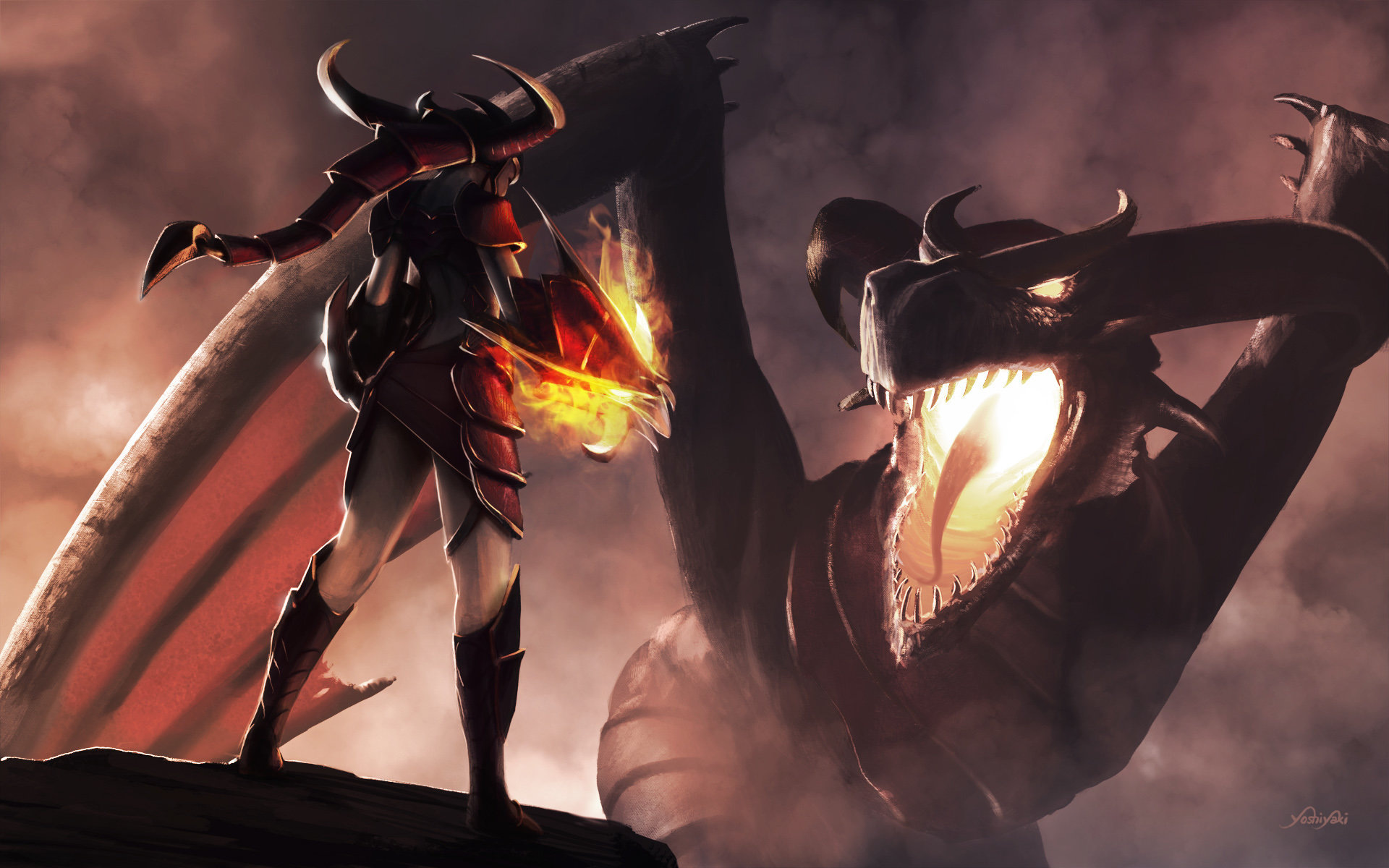 Download hd 1920x1200 Shyvana (League Of Legends) desktop background ID:171779 for free