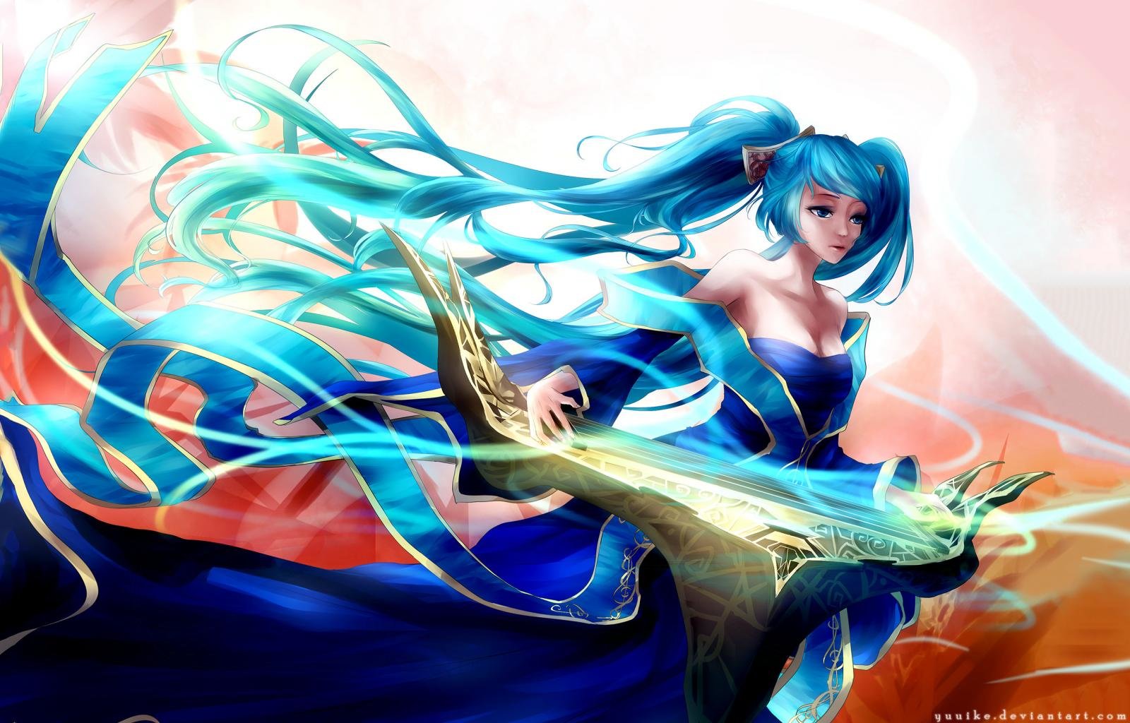Free download Sona (League Of Legends) background ID:171387 hd 1600x1024 for PC