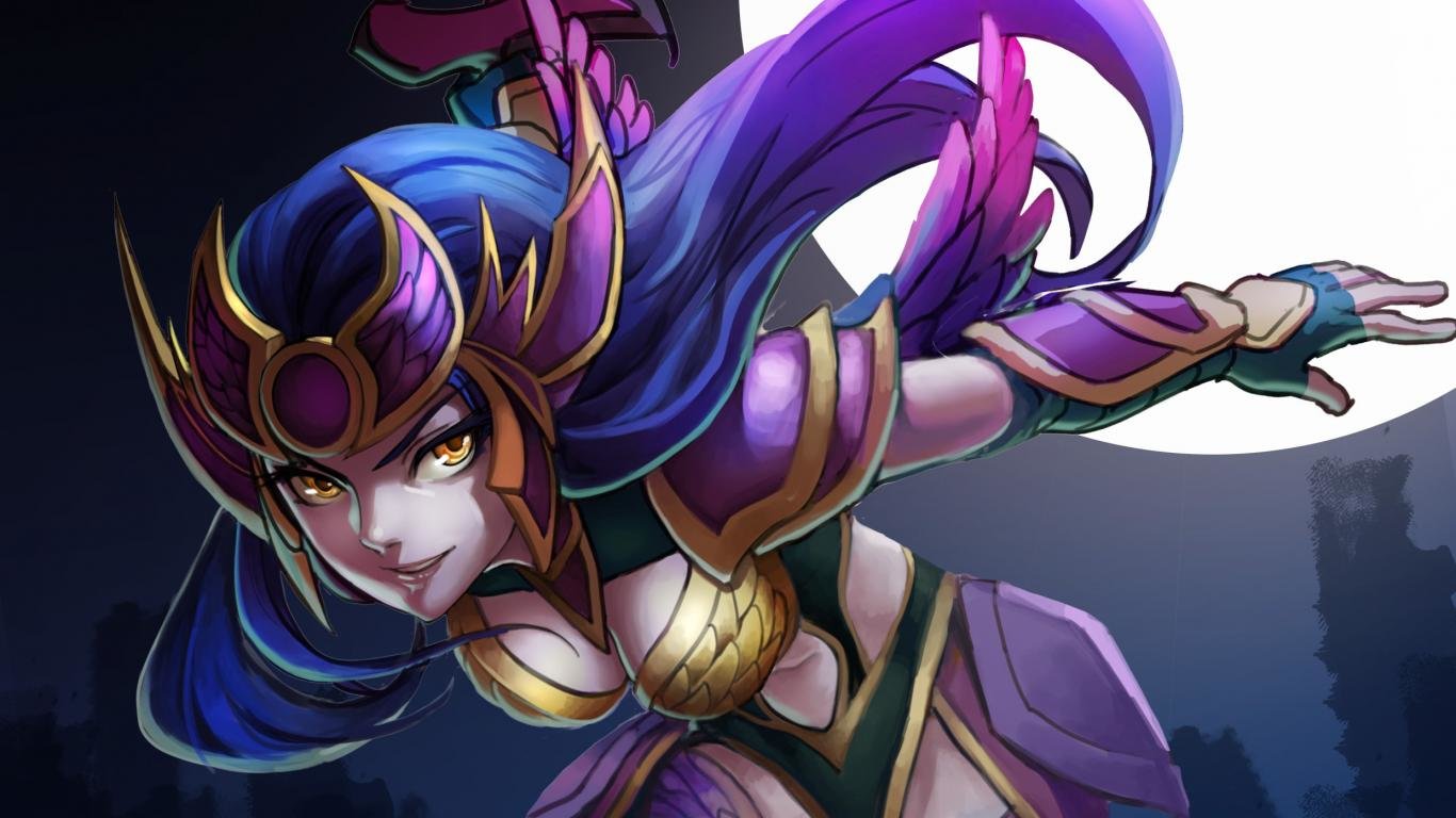 Free download Diana (League Of Legends) wallpaper ID:173041 1366x768 laptop for computer