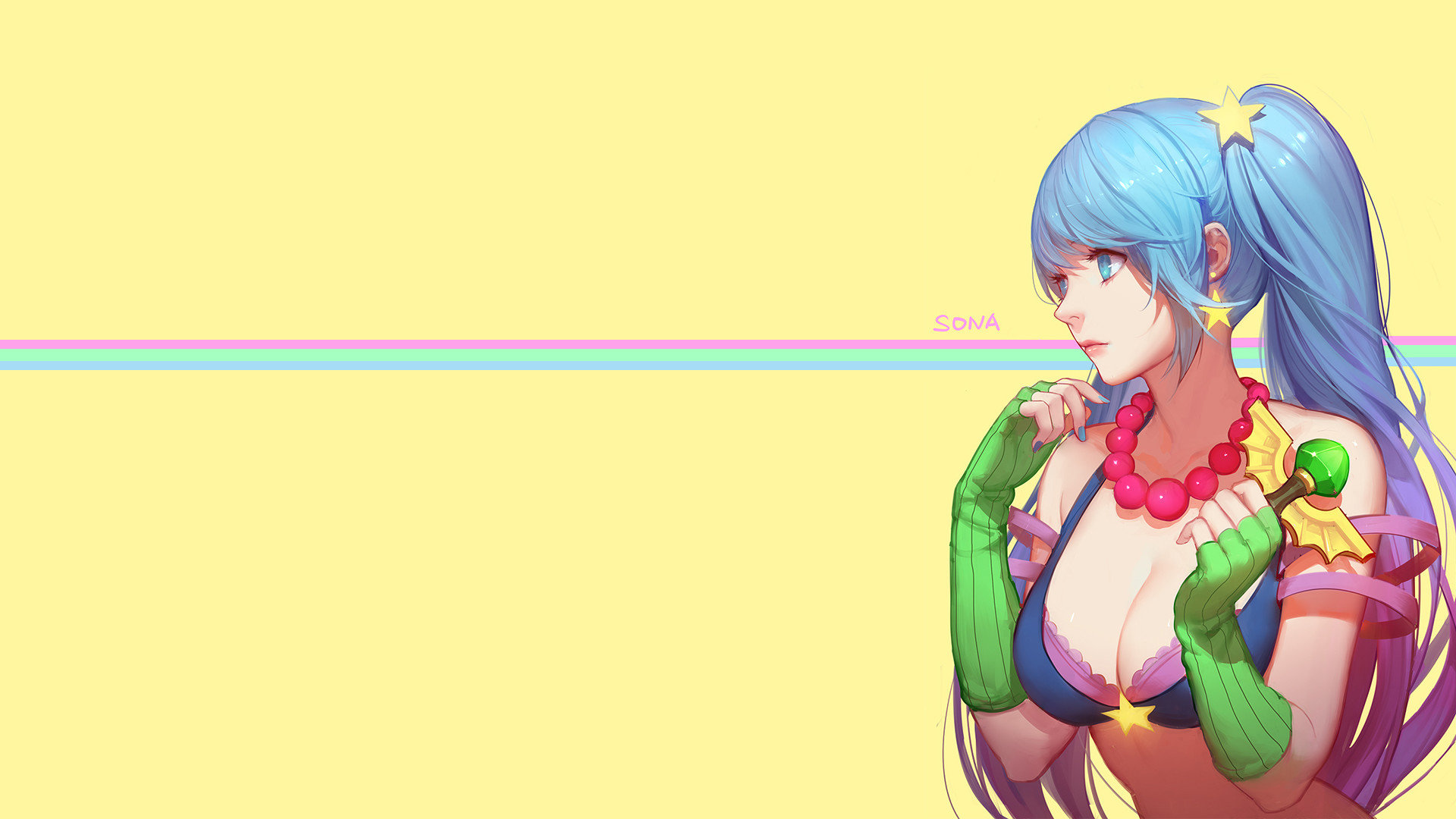 Awesome Sona (League Of Legends) free background ID:170954 for full hd 1920x1080 computer