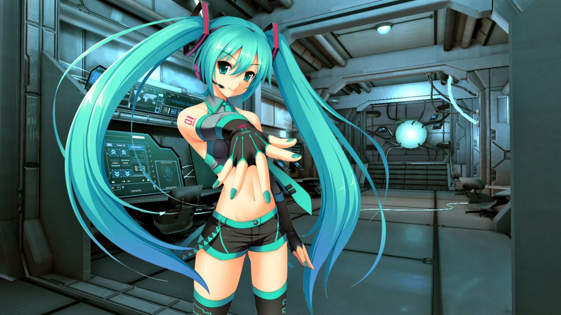 Best Hatsune Miku background ID:1037 for High Resolution full hd 1080p PC