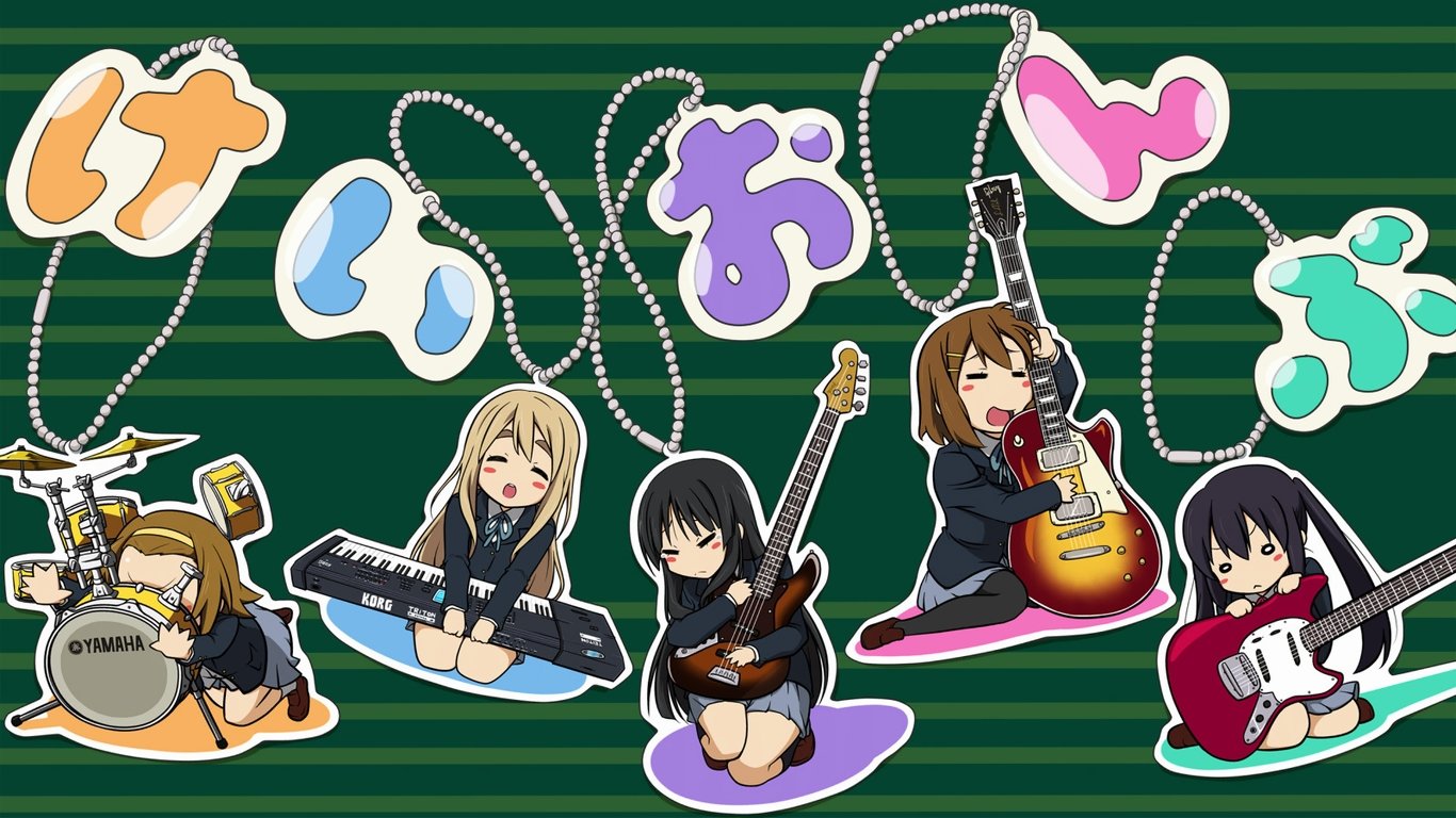 Free download K-ON! background ID:213032 hd 1366x768 for computer