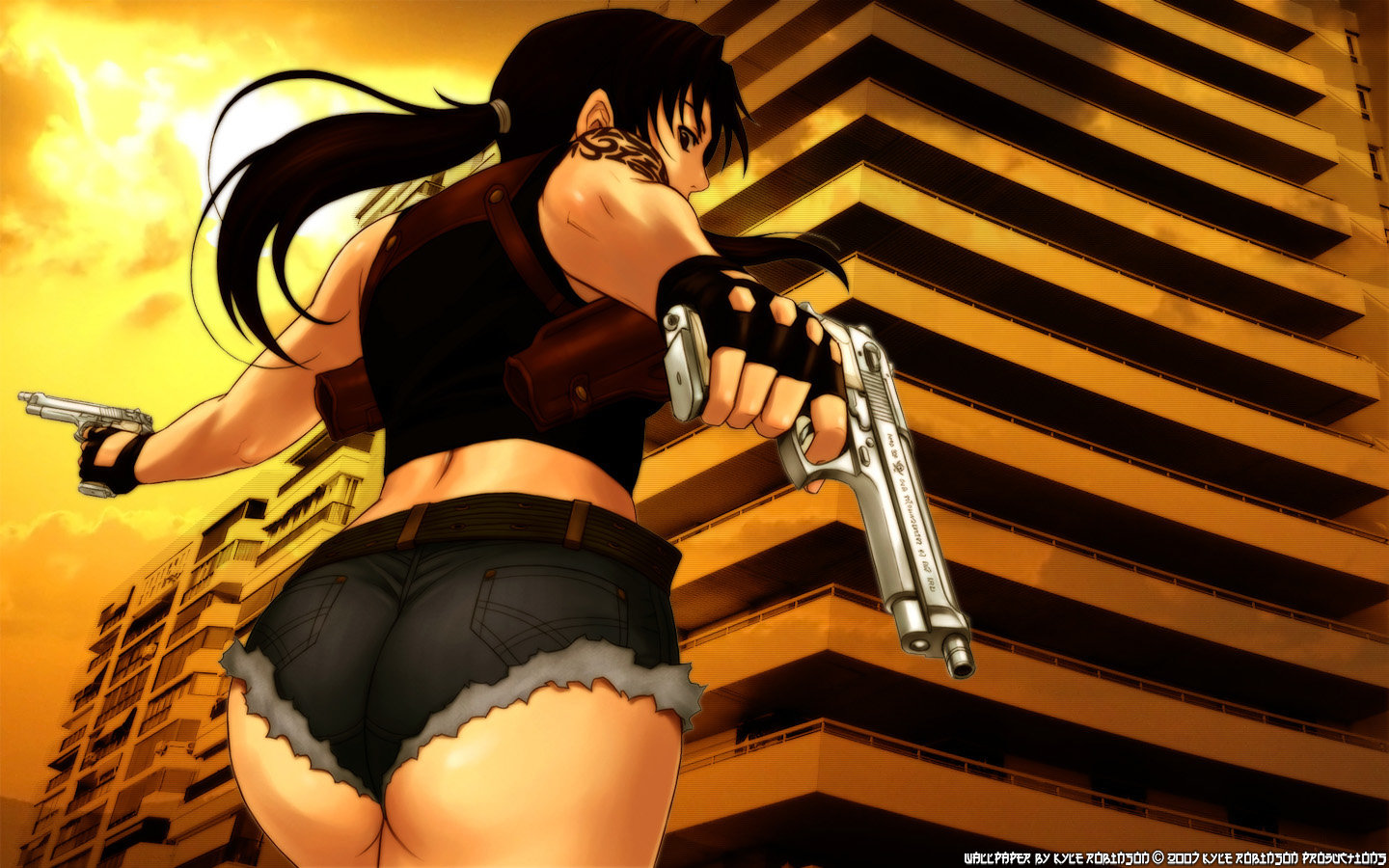 Download hd 1440x900 Black Lagoon PC background ID:113817 for free