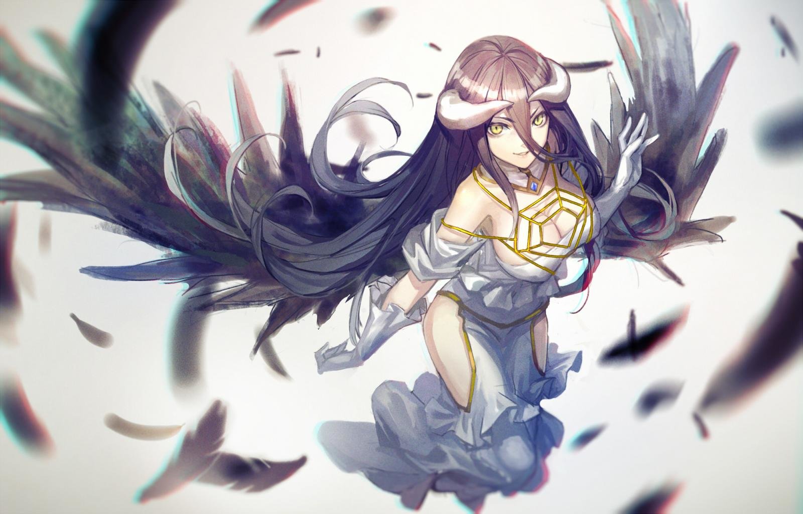 Download hd 1600x1024 Albedo (Overlord) computer wallpaper ID:275909 for free