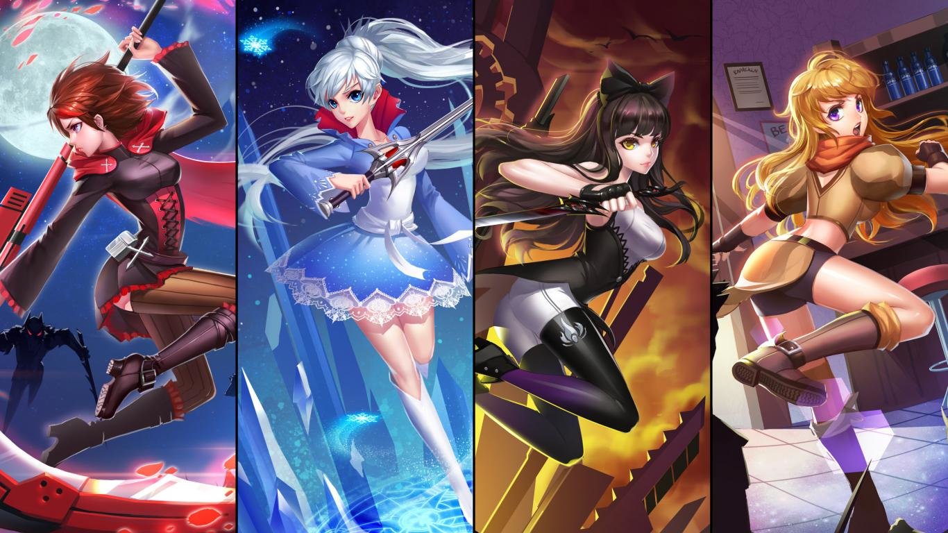 Awesome RWBY free wallpaper ID:437671 for hd 1366x768 PC