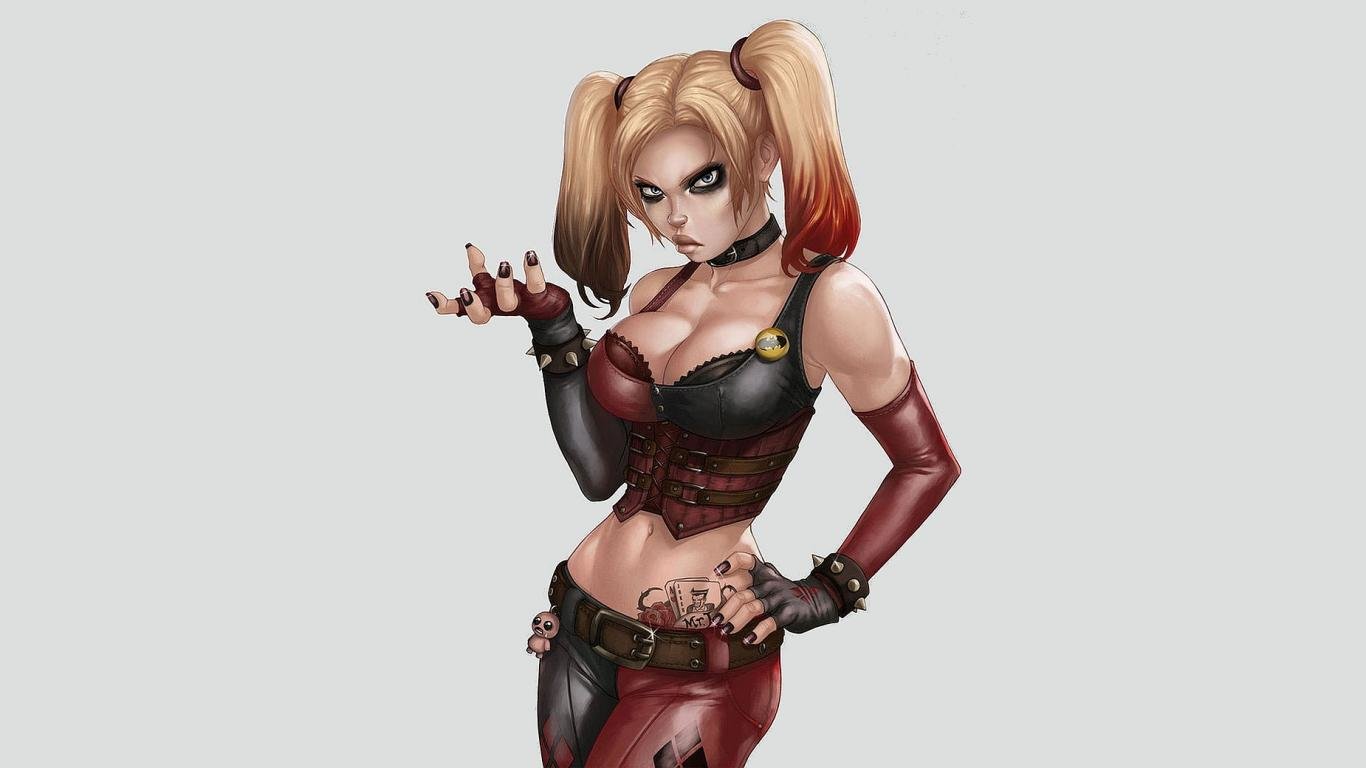 Awesome Harley Quinn free wallpaper ID:240744 for hd 1366x768 computer