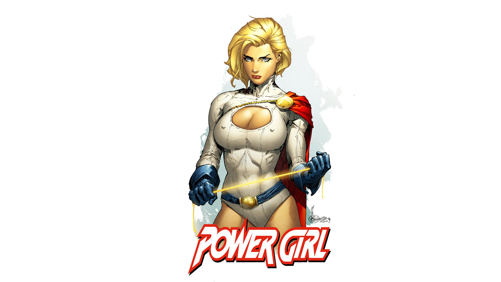Download full hd 1080p Power Girl PC wallpaper ID:238390 for free