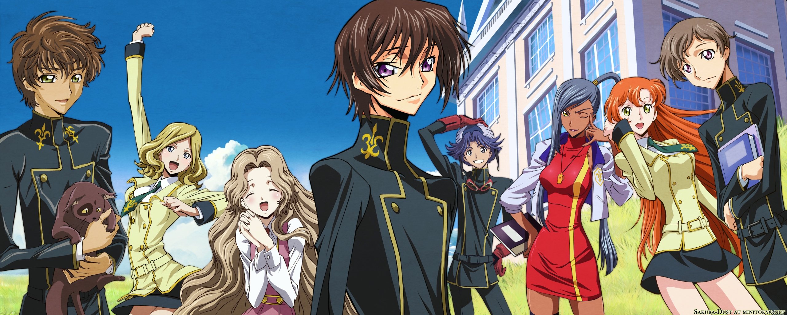Awesome Code Geass free background ID:44481 for dual monitor 2569x1024 computer