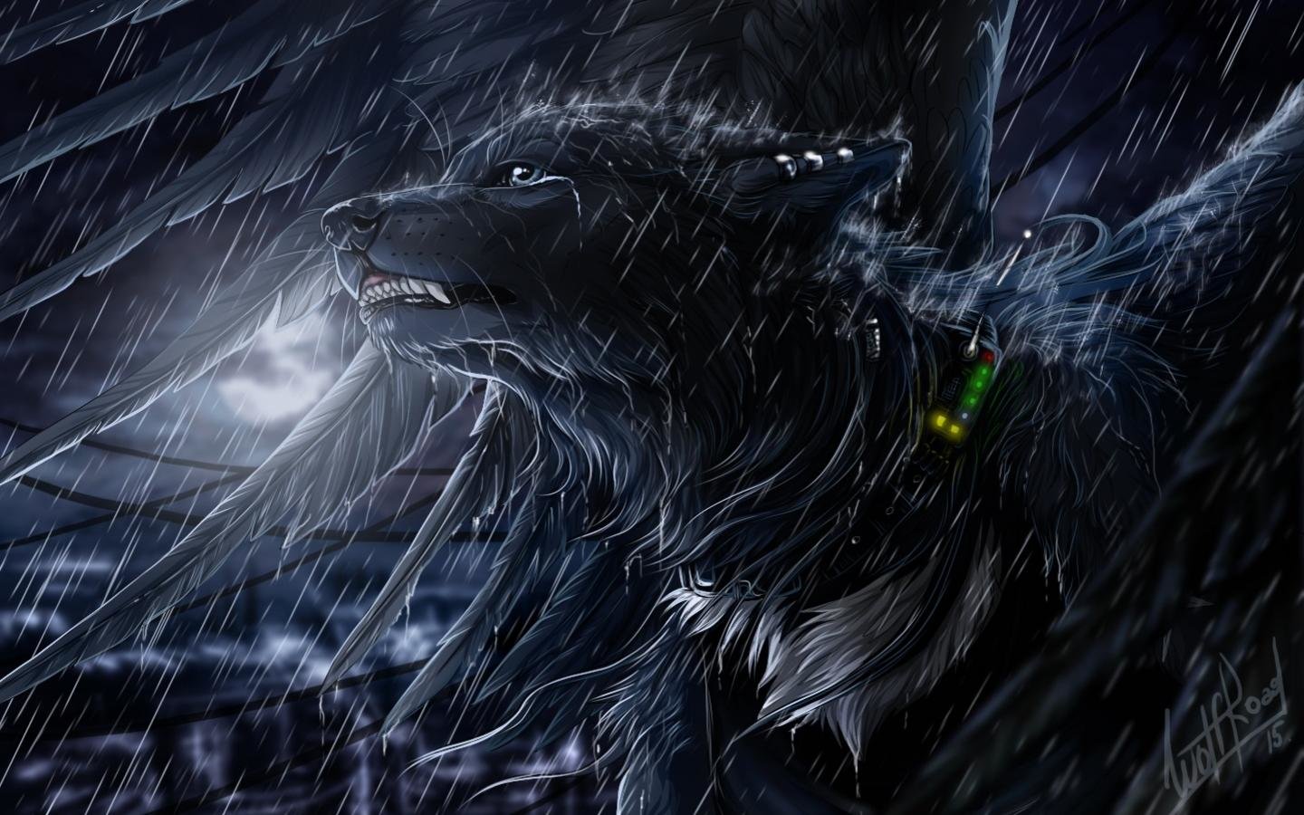 High resolution Wolf Fantasy hd 1440x900 wallpaper ID:346532 for computer