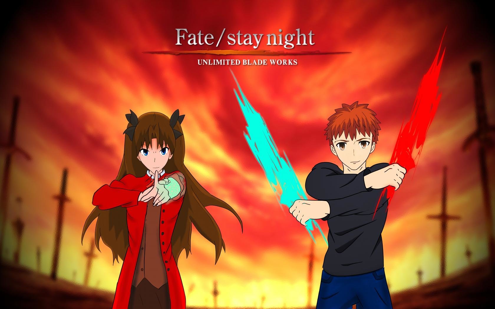 Download hd 1680x1050 Fate/Stay Night: Unlimited Blade Works computer background ID:291077 for free
