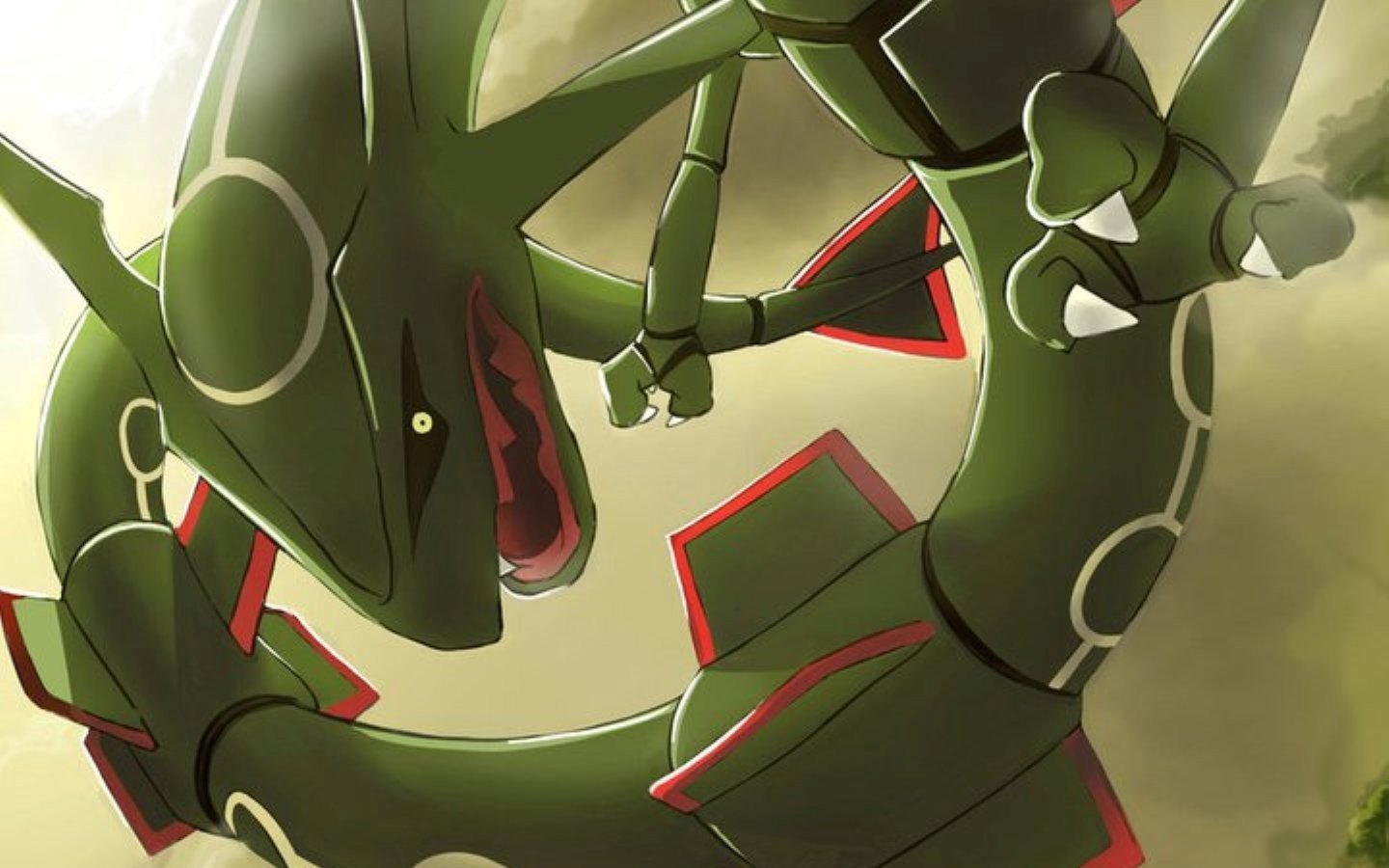 Awesome Rayquaza (Pokemon) free wallpaper ID:278598 for hd 1440x900 desktop