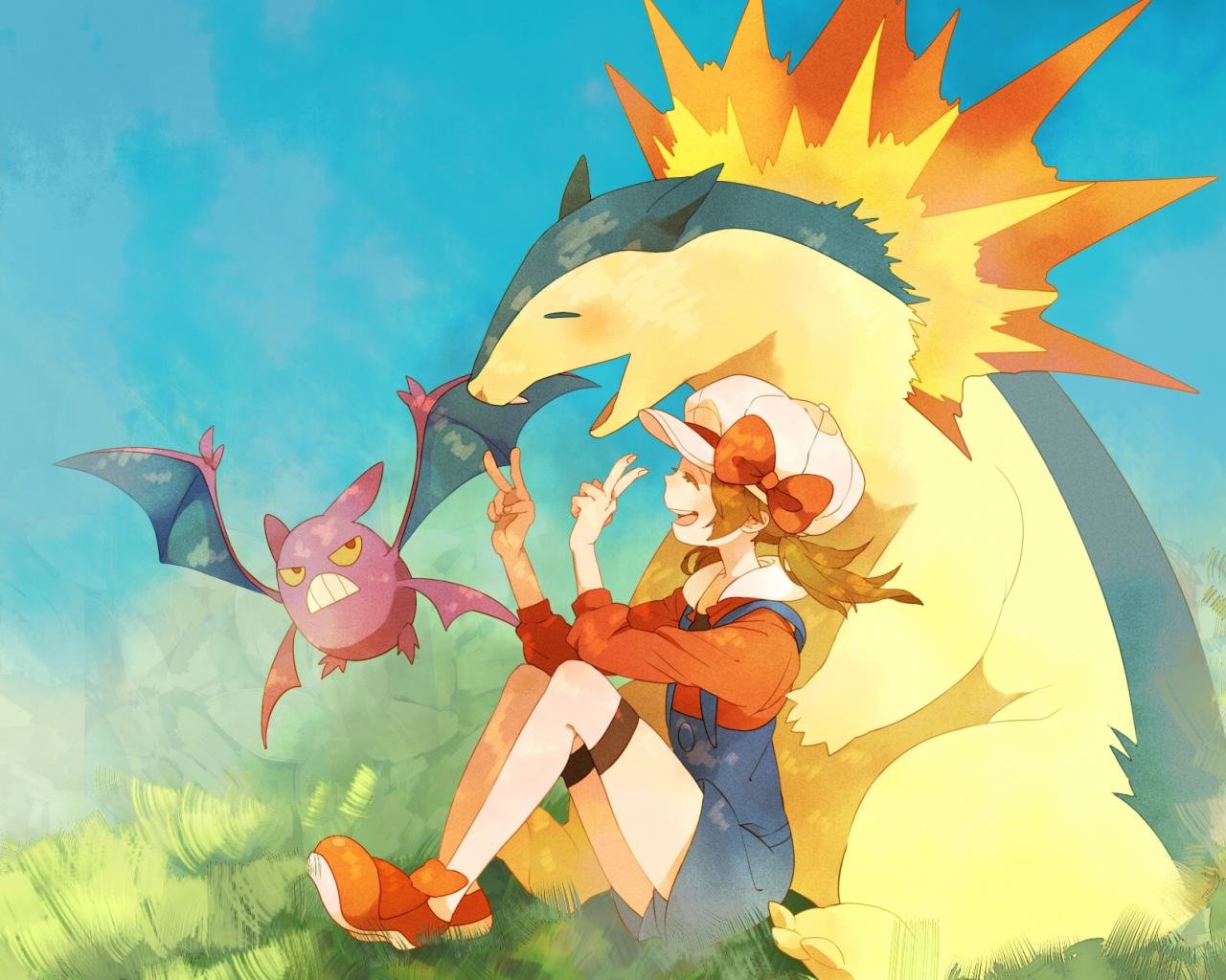 Free download Typhlosion (Pokemon) wallpaper ID:278977 hd 1280x1024 for PC