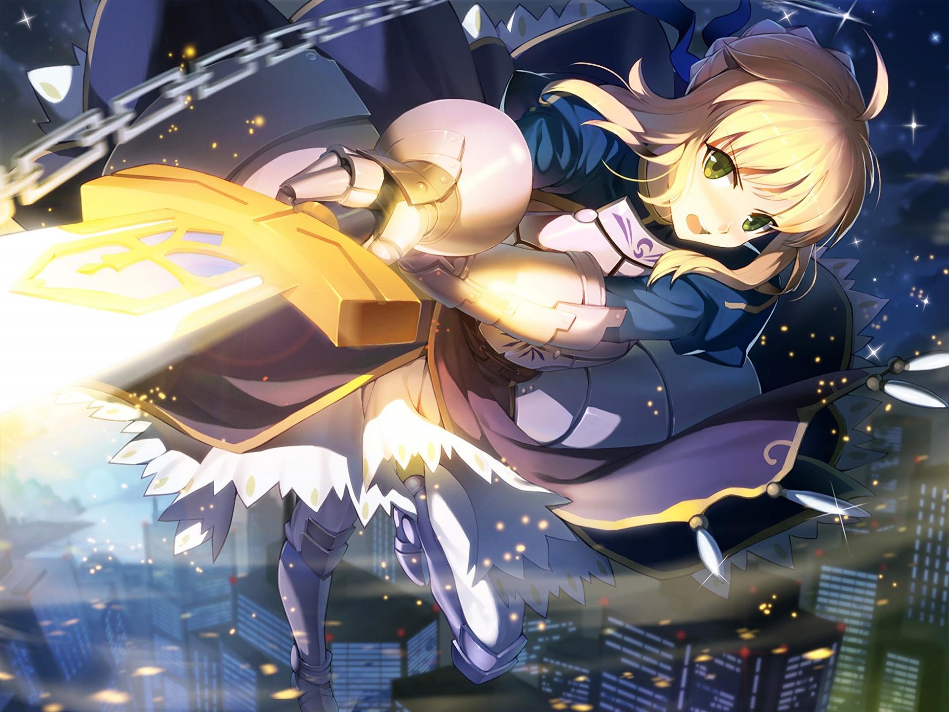 Download hd 1920x1440 Saber (Fate Series) desktop background ID:468845 for free