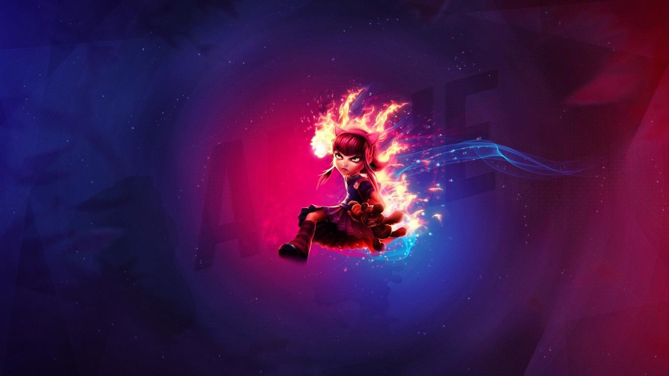 High resolution Annie (League Of Legends) 1366x768 laptop background ID:172581 for computer