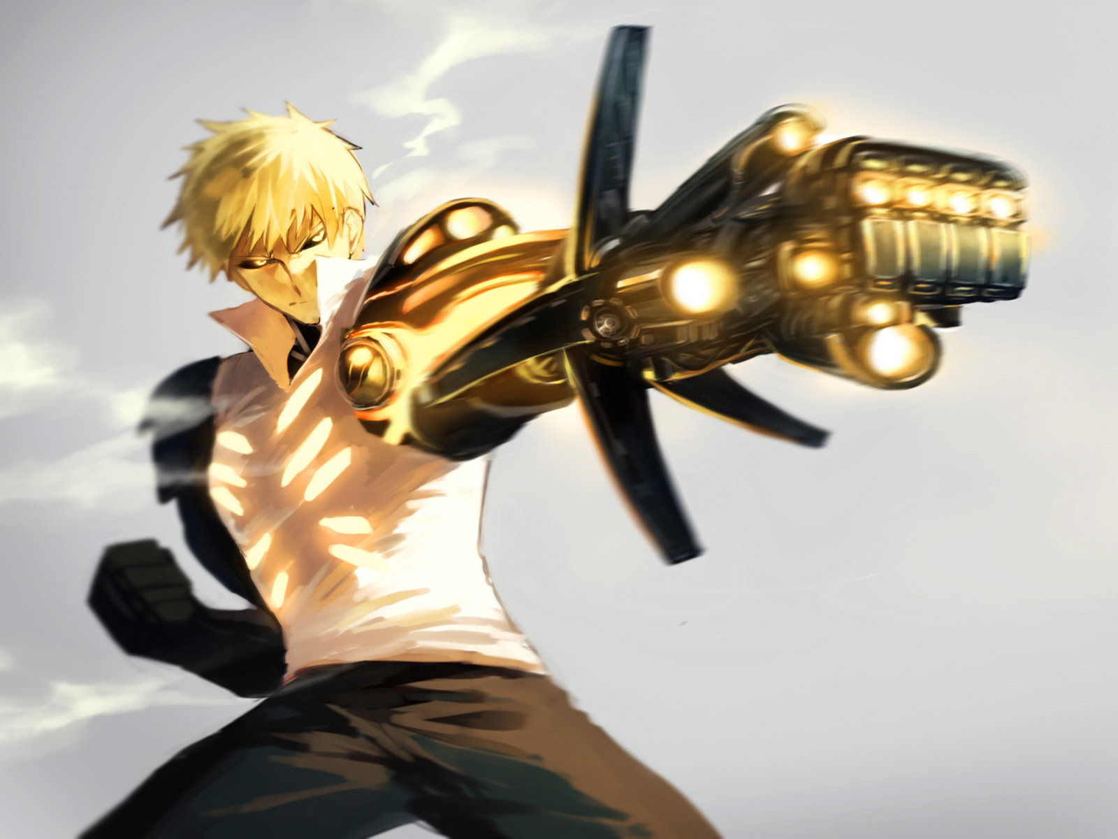 Free Genos (One-Punch Man) high quality background ID:345252 for hd 1600x1200 PC