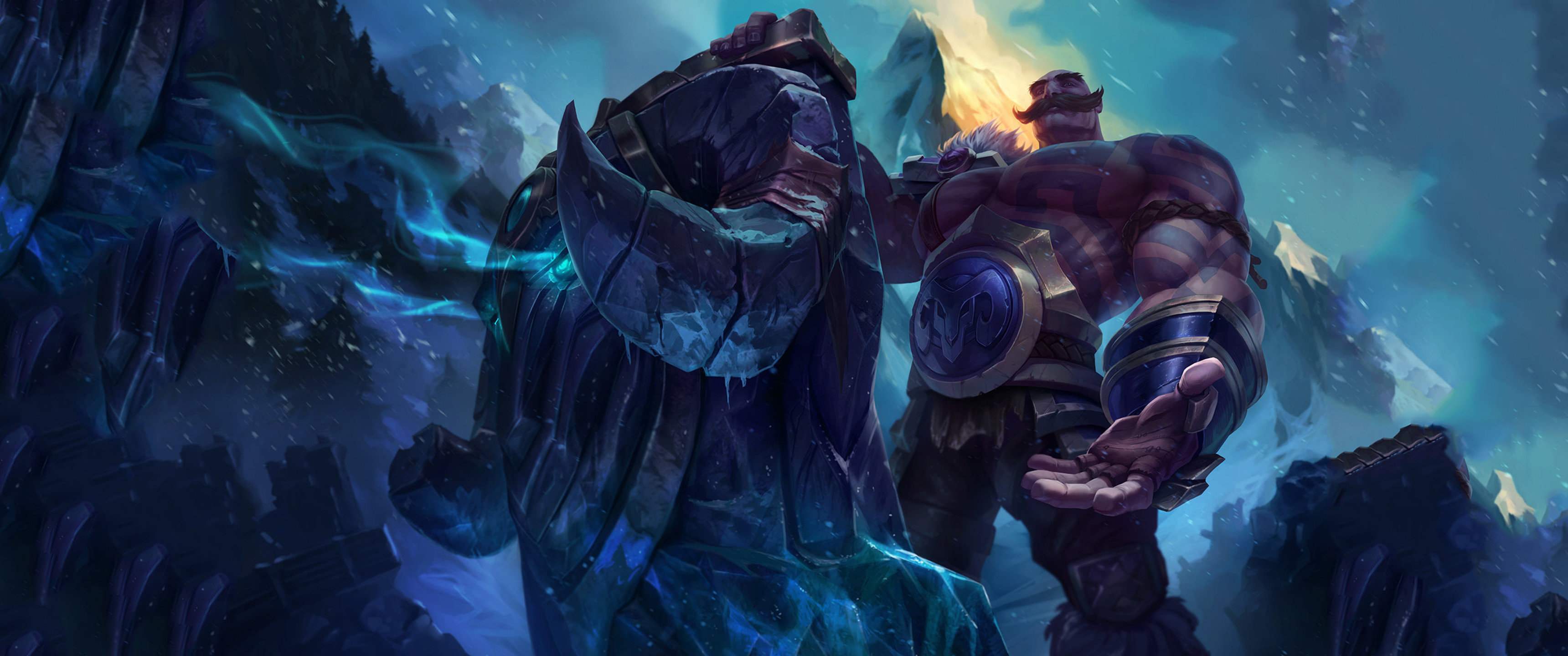 Download hd 3440x1440 Braum (League Of Legends) computer background ID:171758 for free