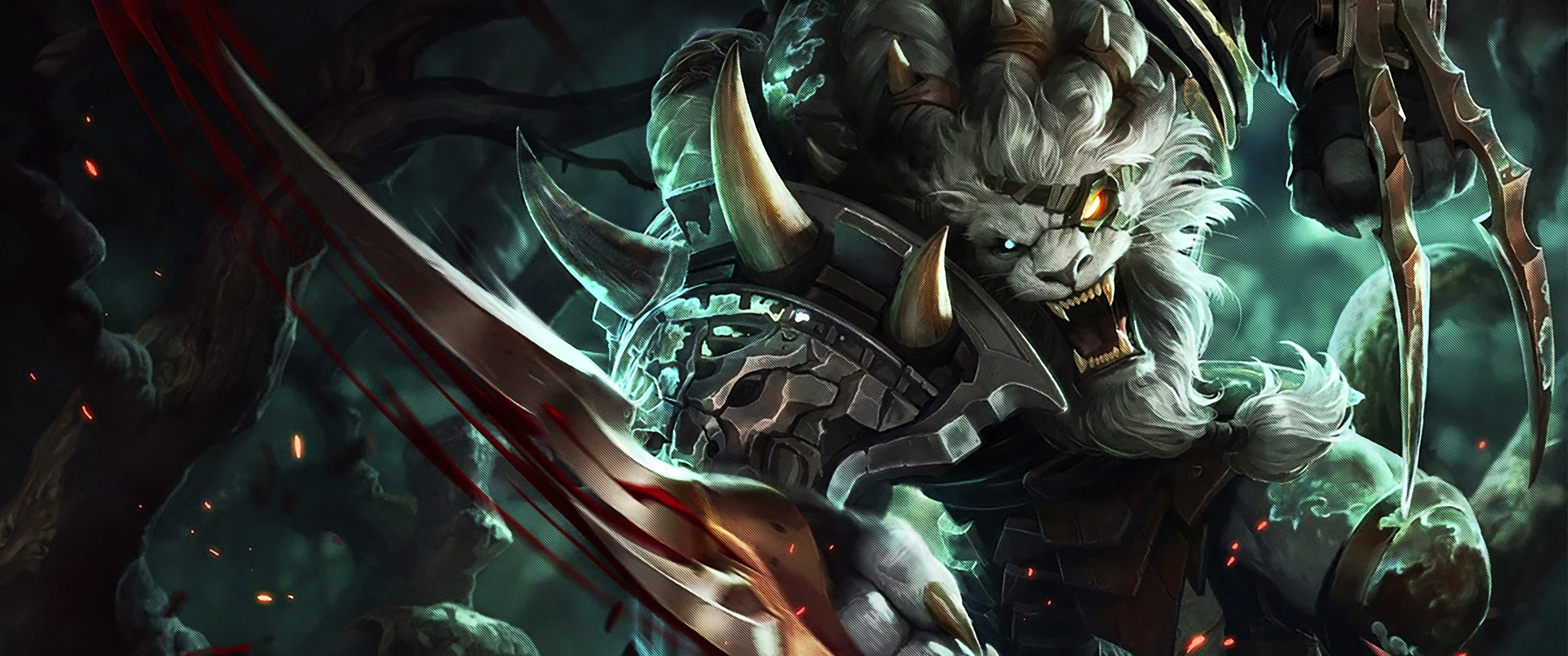 Awesome Rengar (League Of Legends) free wallpaper ID:171594 for hd 3440x1440 computer