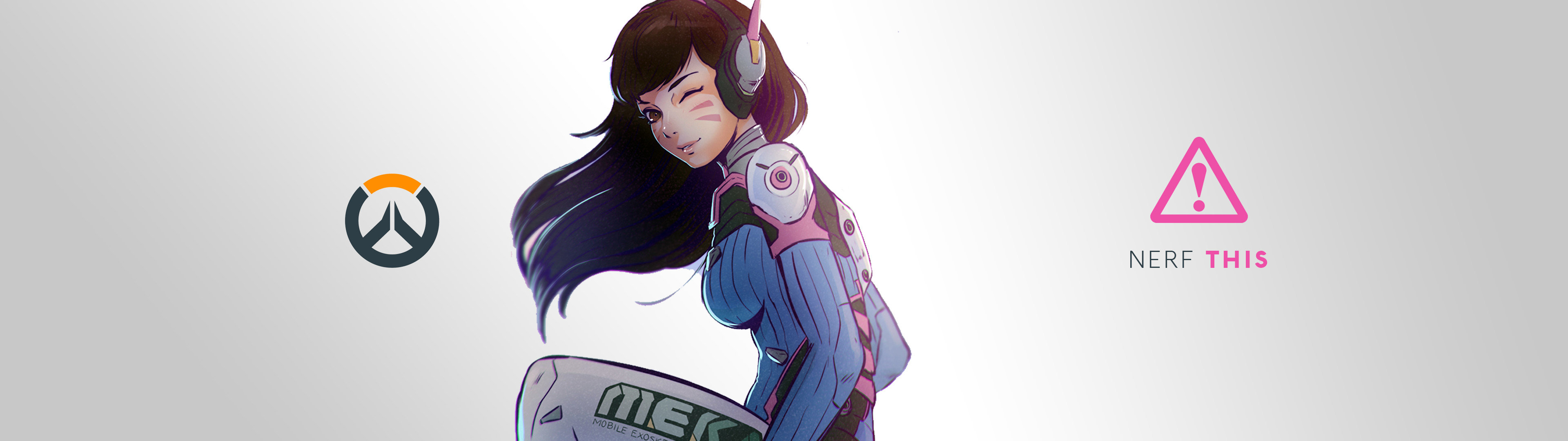 Awesome D.Va (Overwatch) free background ID:169682 for dual screen 3840x1080 PC