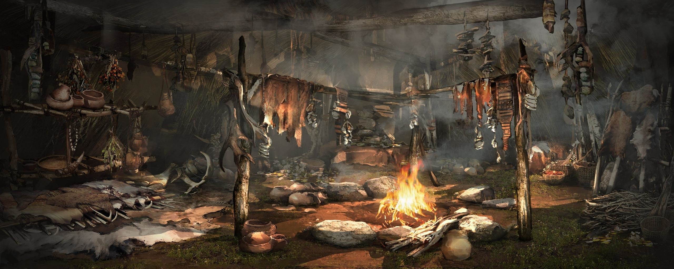 Download dual monitor 2569x1024 Far Cry Primal computer background ID:445749 for free