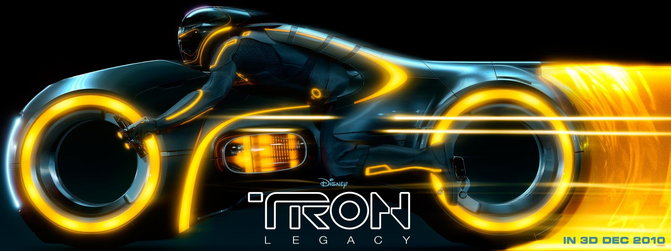High resolution TRON: Legacy dual monitor 2304x864 background ID:379617 for PC