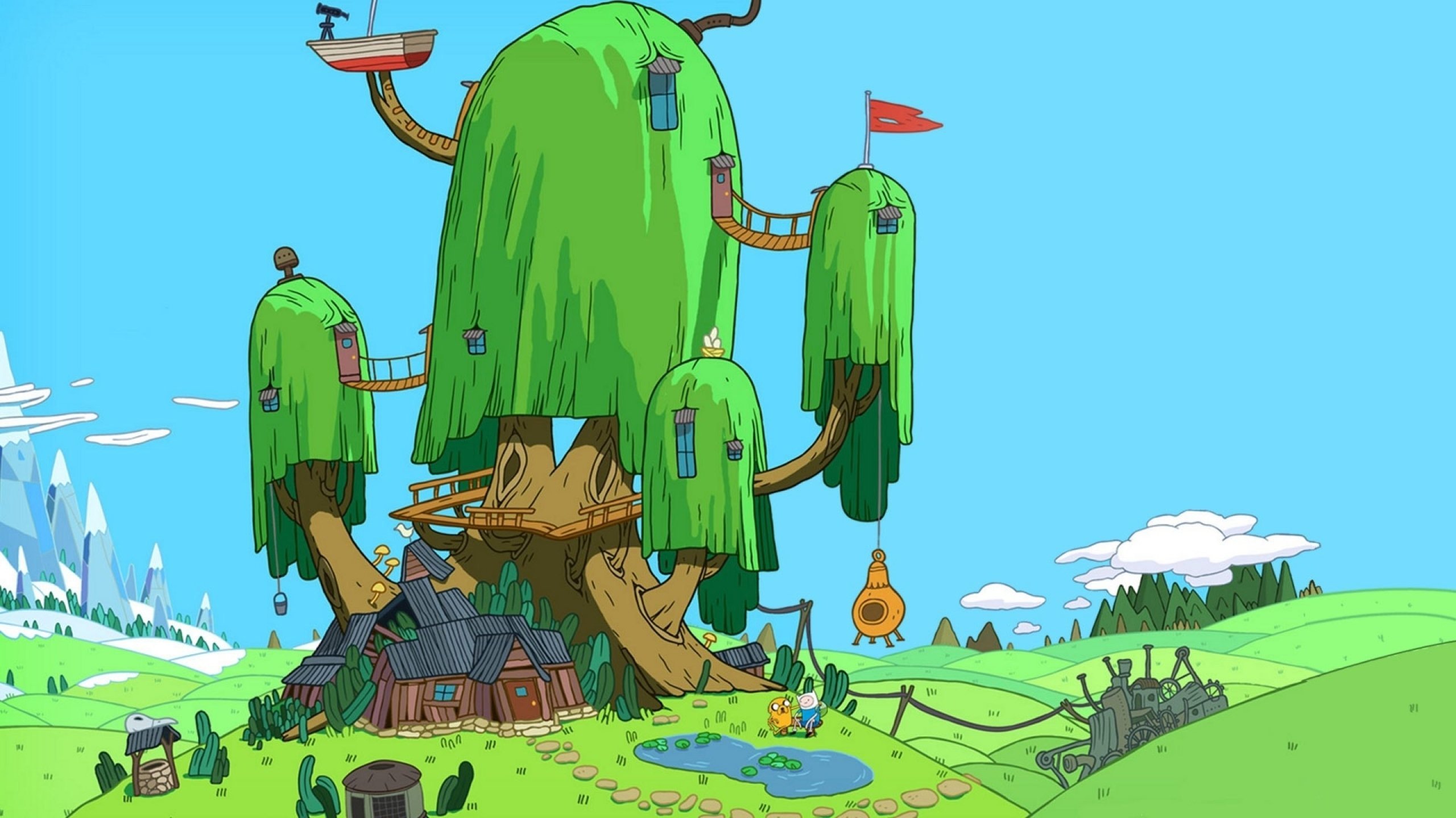 High resolution Adventure Time hd 2560x1440 background ID:333496 for PC