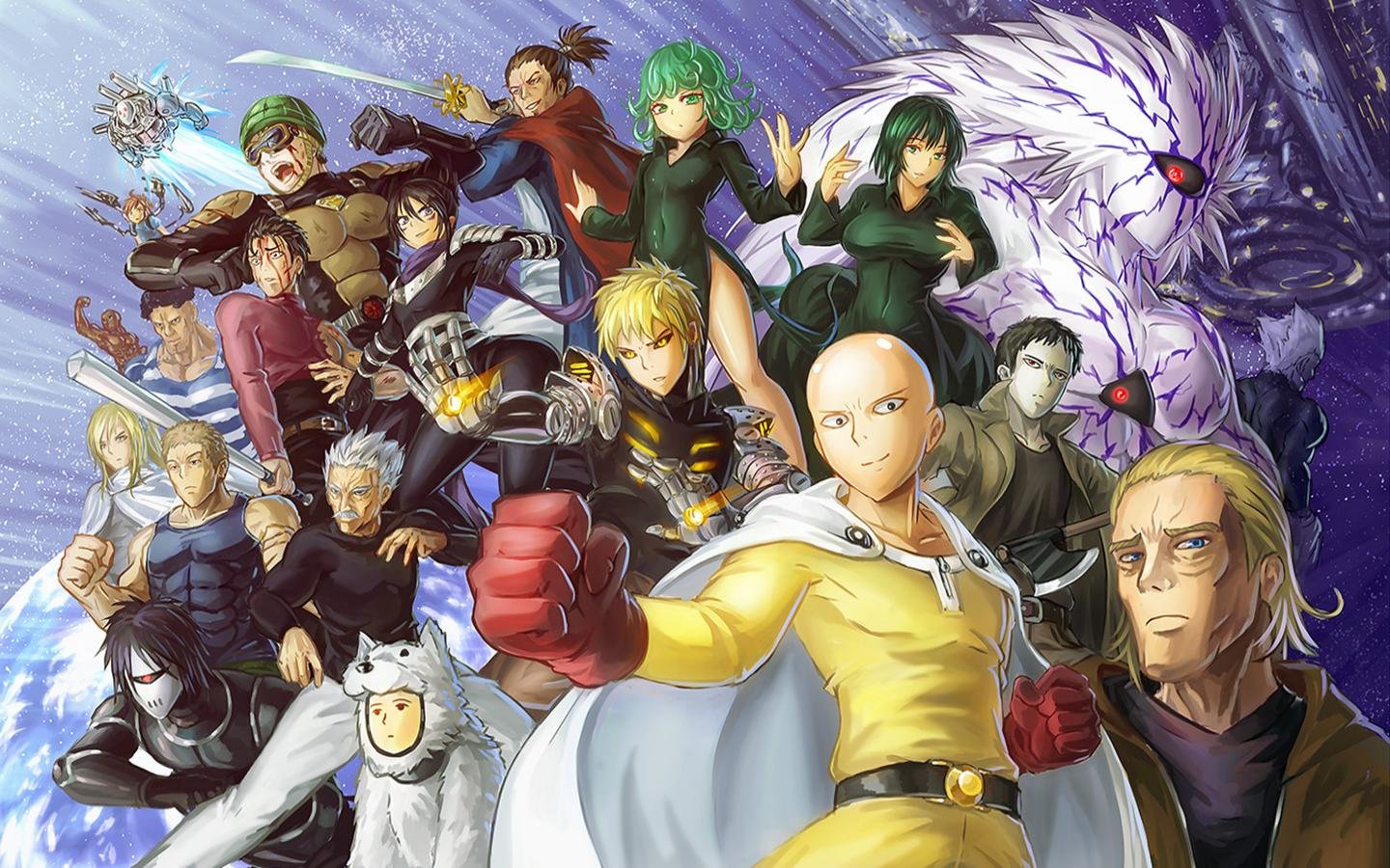 Download hd 1440x900 One-Punch Man PC wallpaper ID:345253 for free