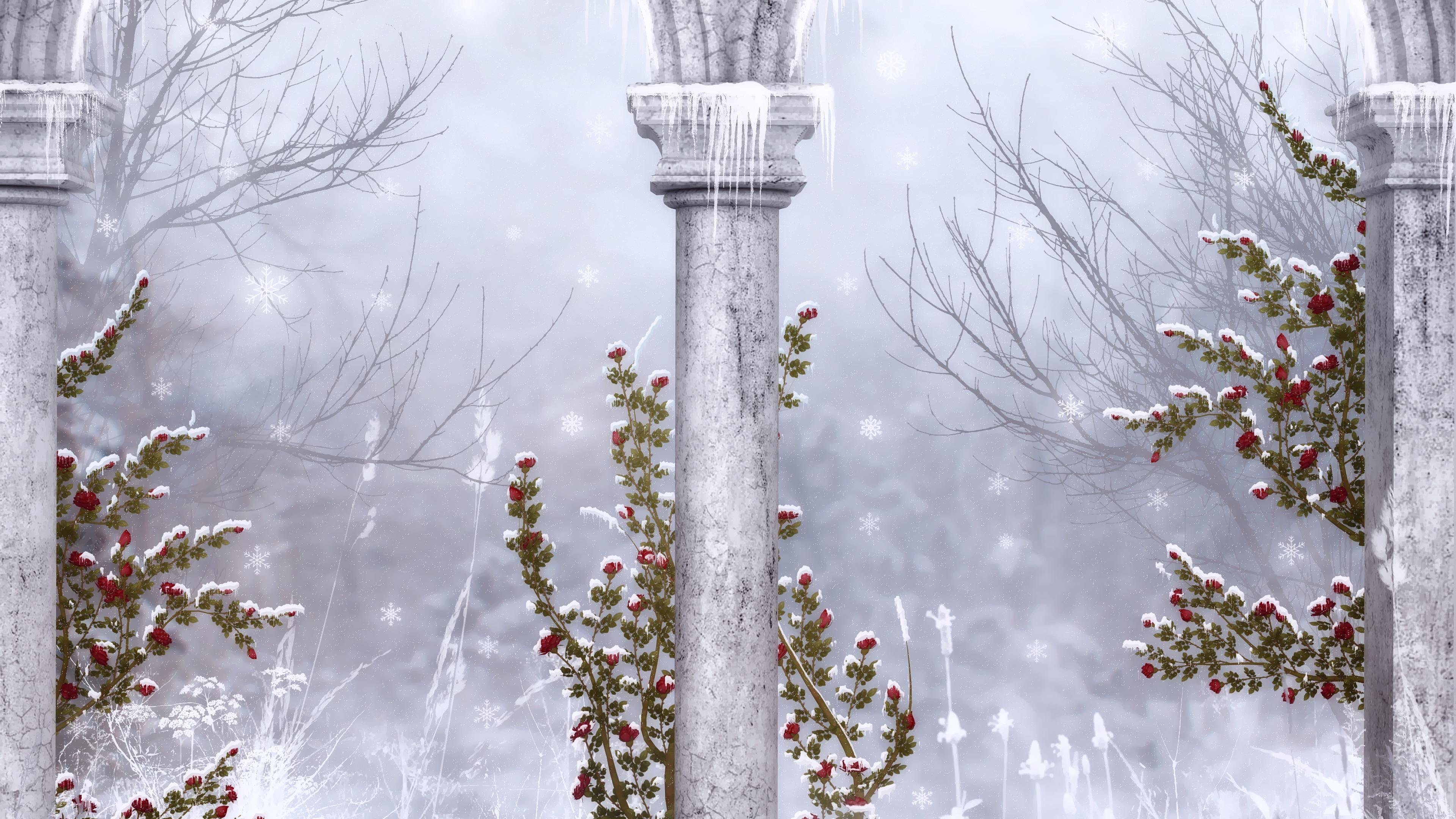 Best Cool winter art wallpaper ID:294694 for High Resolution 4k PC