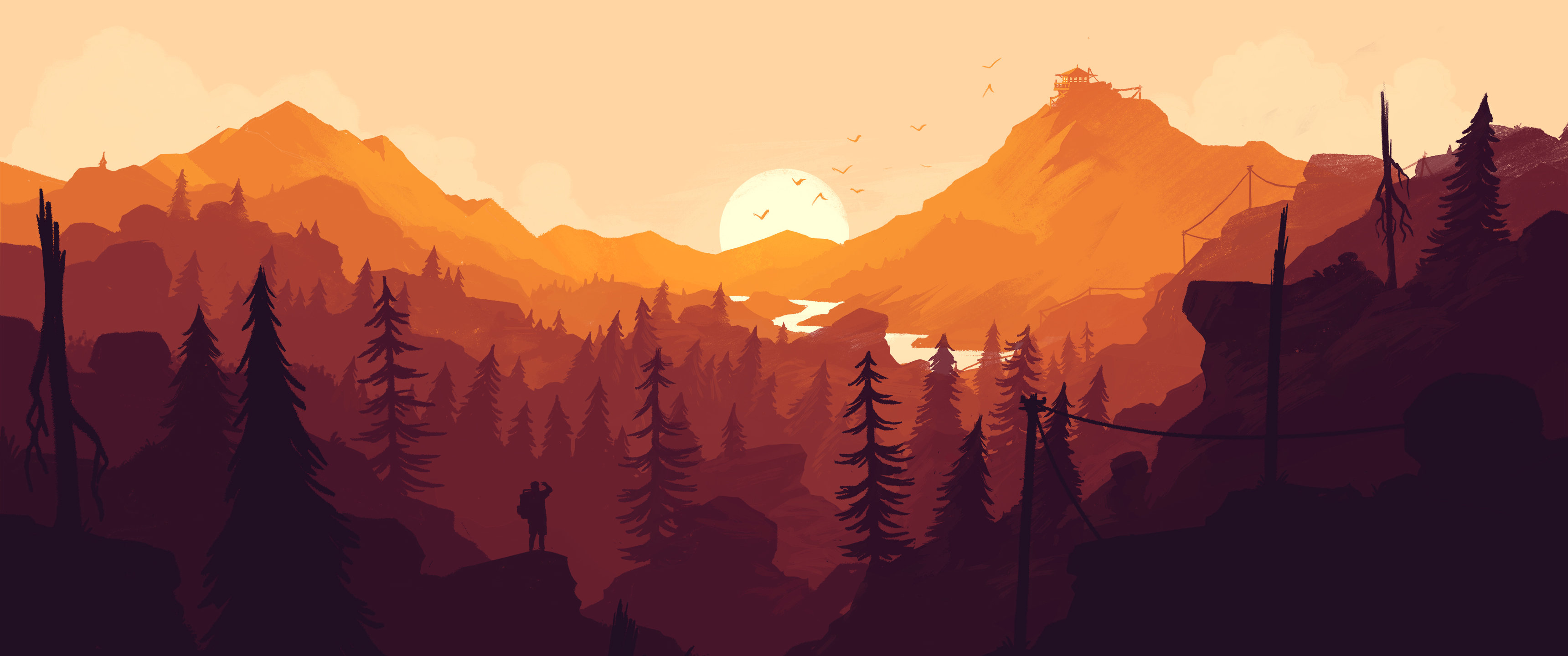 Awesome Firewatch free background ID:468004 for hd 3440x1440 PC